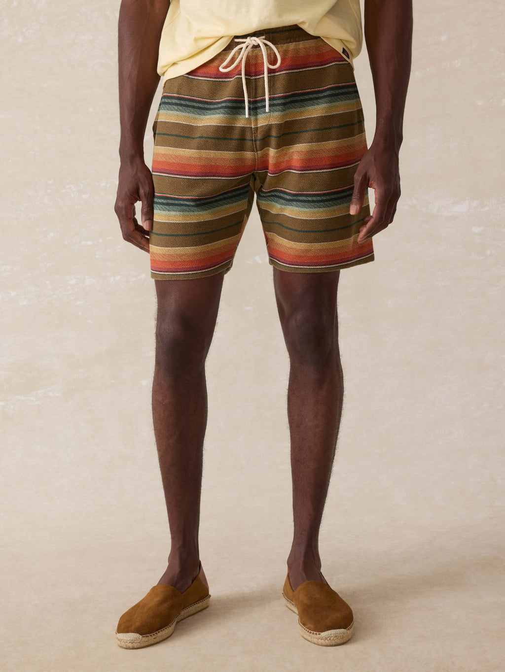 Novelty Knit Short - Cannon Beach Stripe