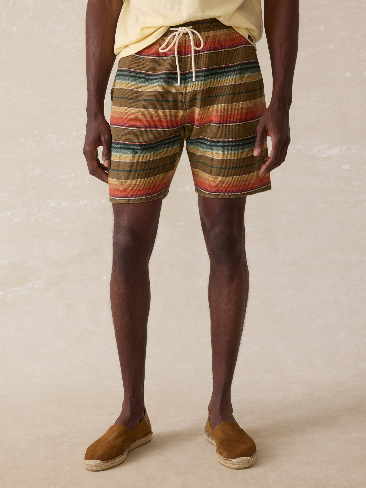 Novelty Knit Short - Cannon Beach Stripe