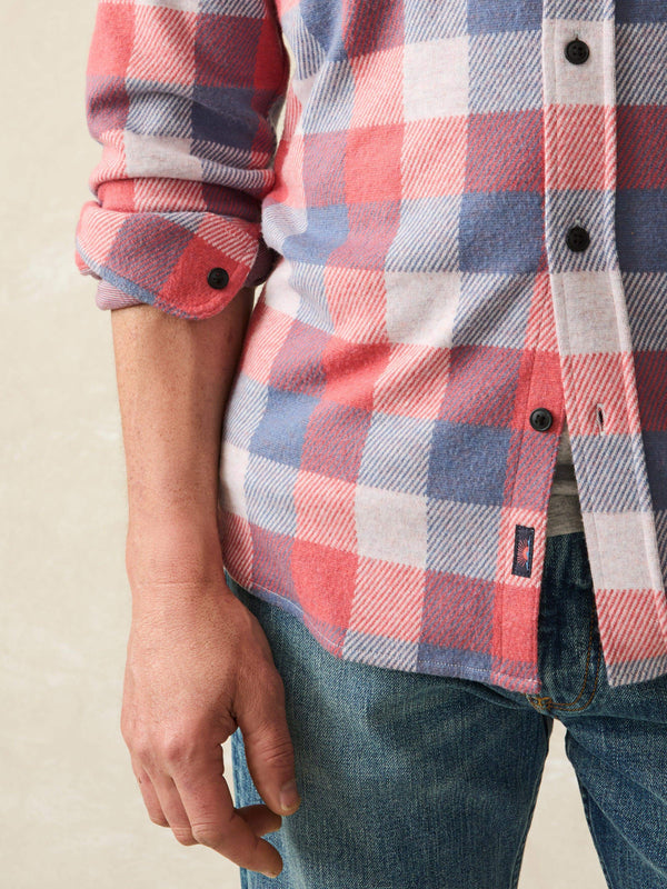 Legend™ Sweater Shirt (Tall) - Cherry Blue Buffalo