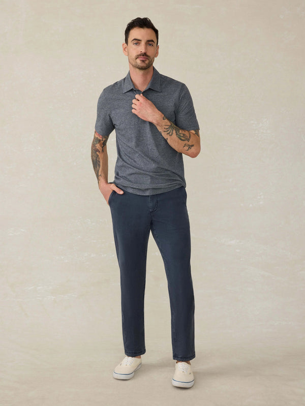 Short-Sleeve Movement™ Pique Polo - Dusty Iron Heather