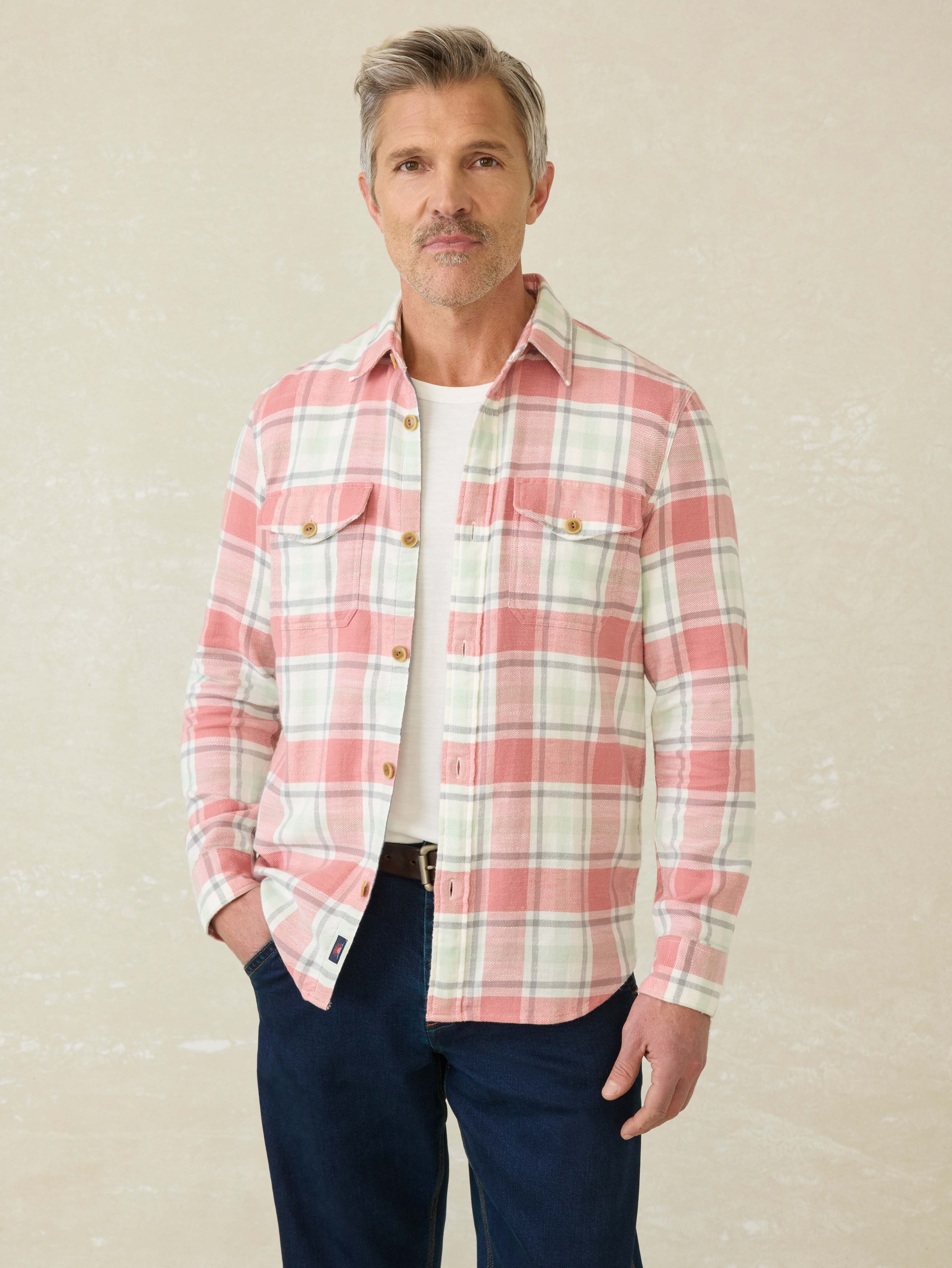 Mill Creek Overshirt - Red Cliff Plaid Main image