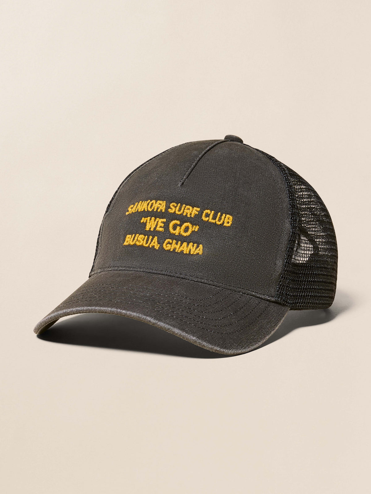 Surf Ghana Sankofa Trucker Hat - Mountain Black Main image