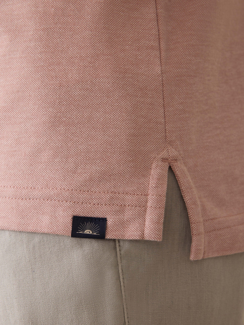 Short-Sleeve Movement Pique Polo - Sedona Melange