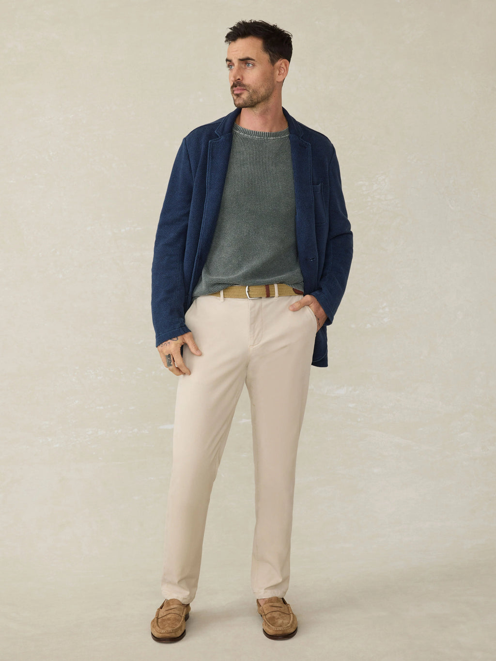 Inlet Knit Blazer (Short) - Hendricks Indigo Wash