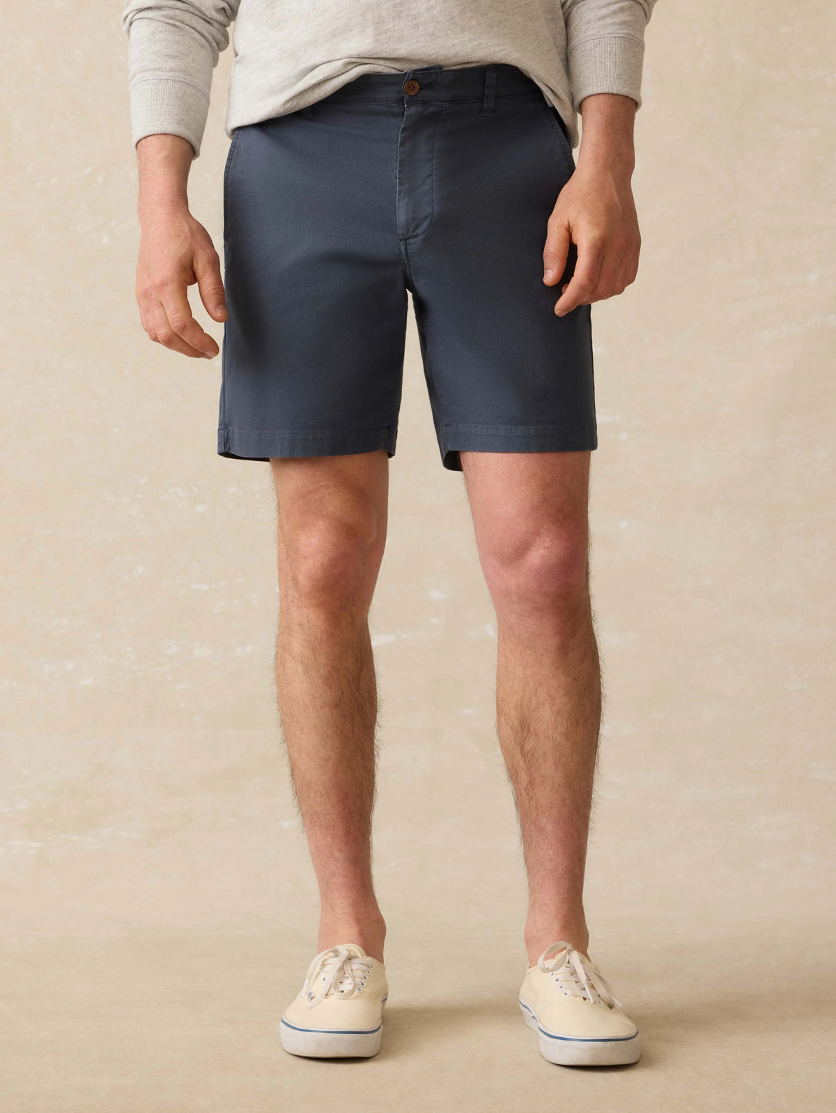 Essential Chino Short (8") - Blue Nights Main image