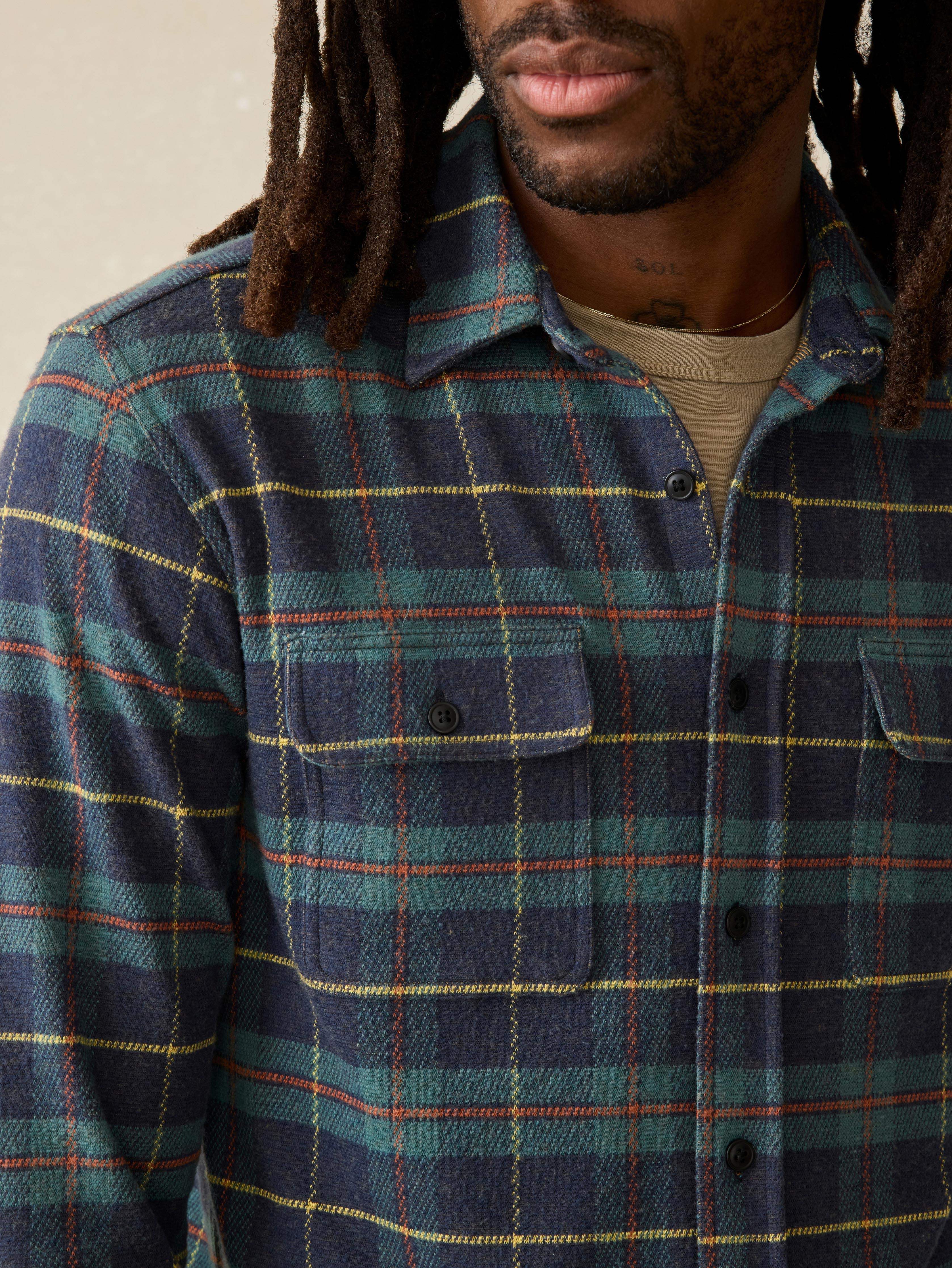 Legend™ Sweater Shirt - Mossy Elm Plaid Secondary image