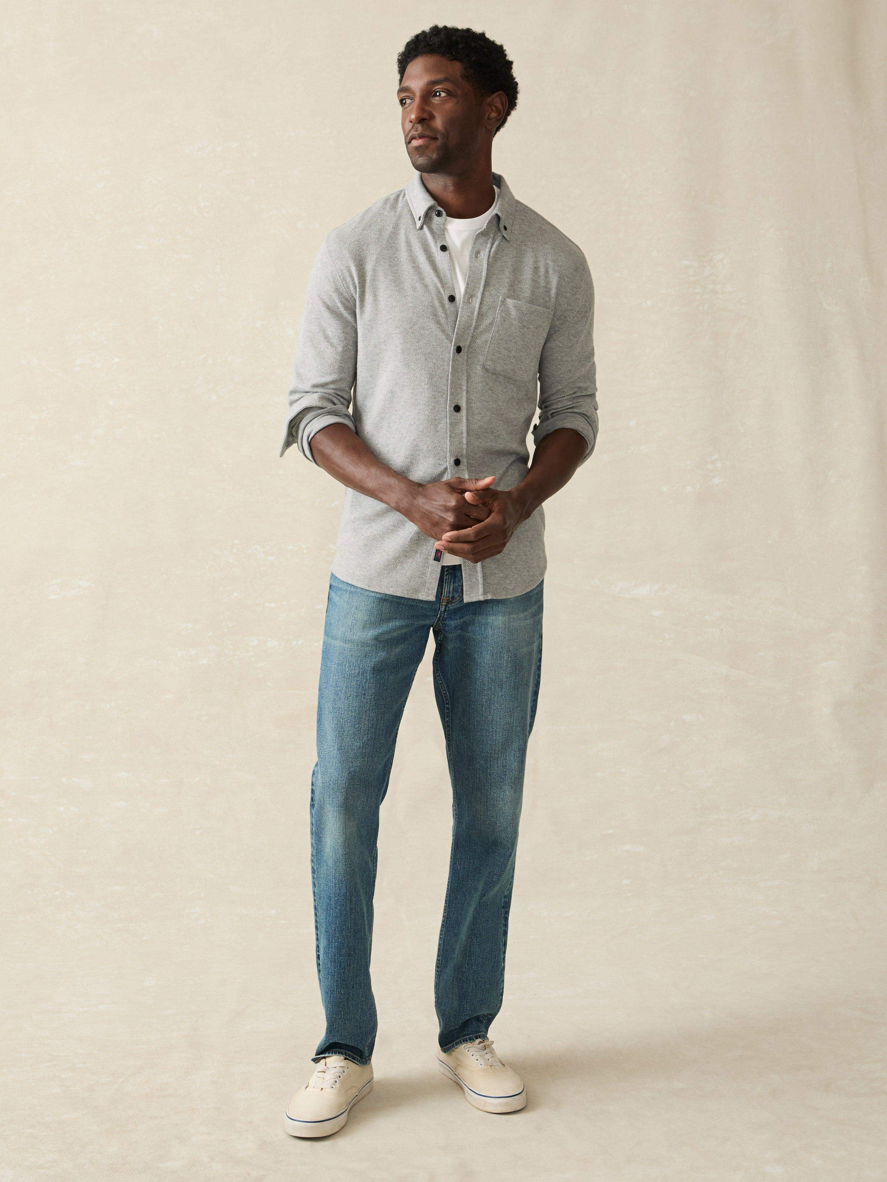 Legend™ Sweater Shirt (Single Pocket) - Fossil Grey Twill Secondary image