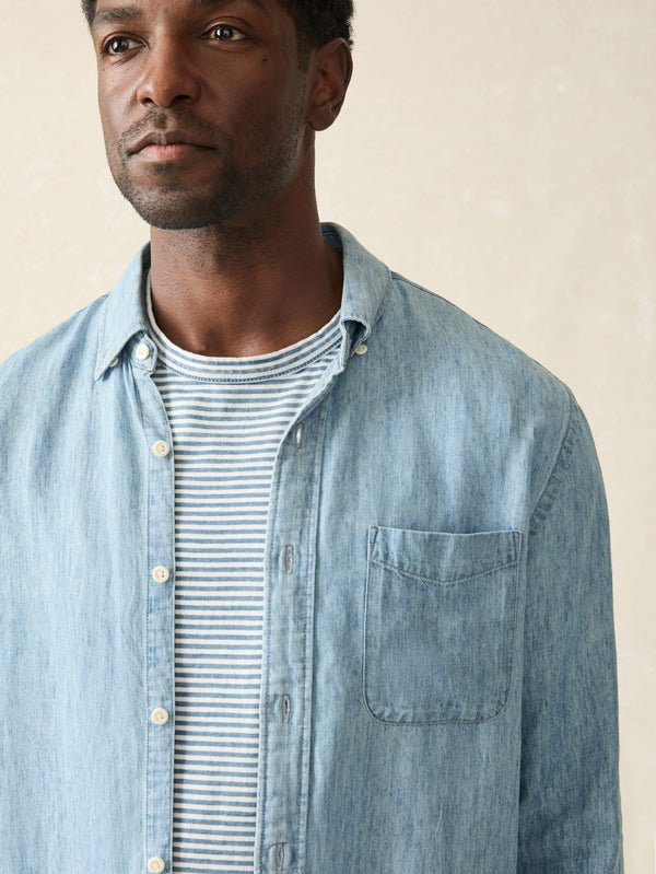 Tried \u0026 True Chambray Shirt (Tall) - Vintage Indigo
