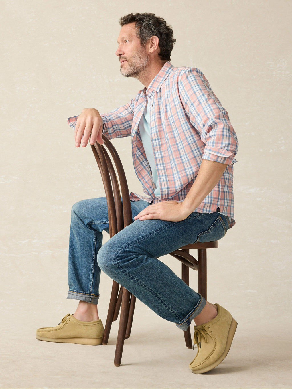 Movement™ Shirt - Ocean Coral Plaid
