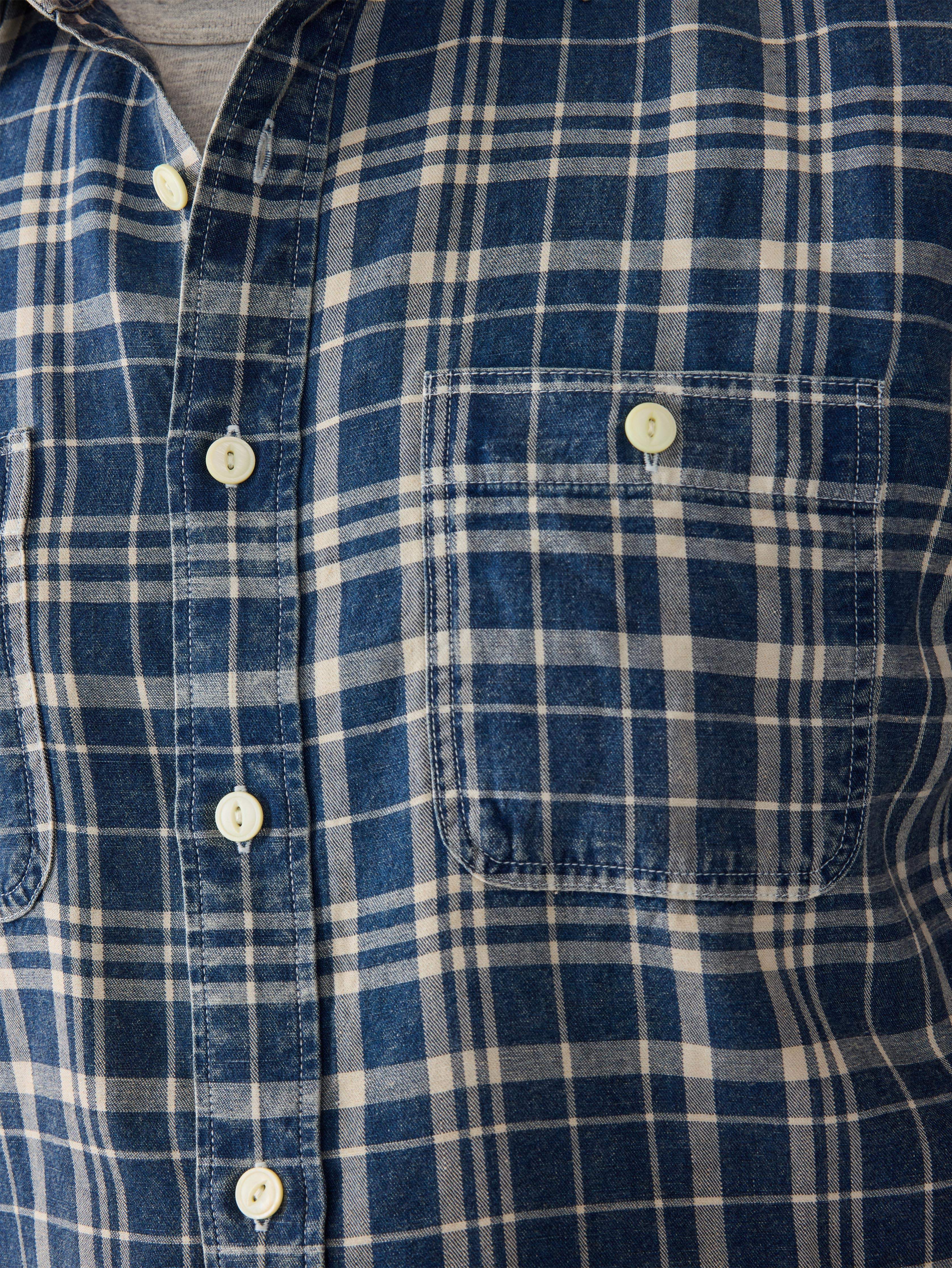 Tried \u0026 True Chambray Workshirt - Bar Harbor Plaid Secondary image