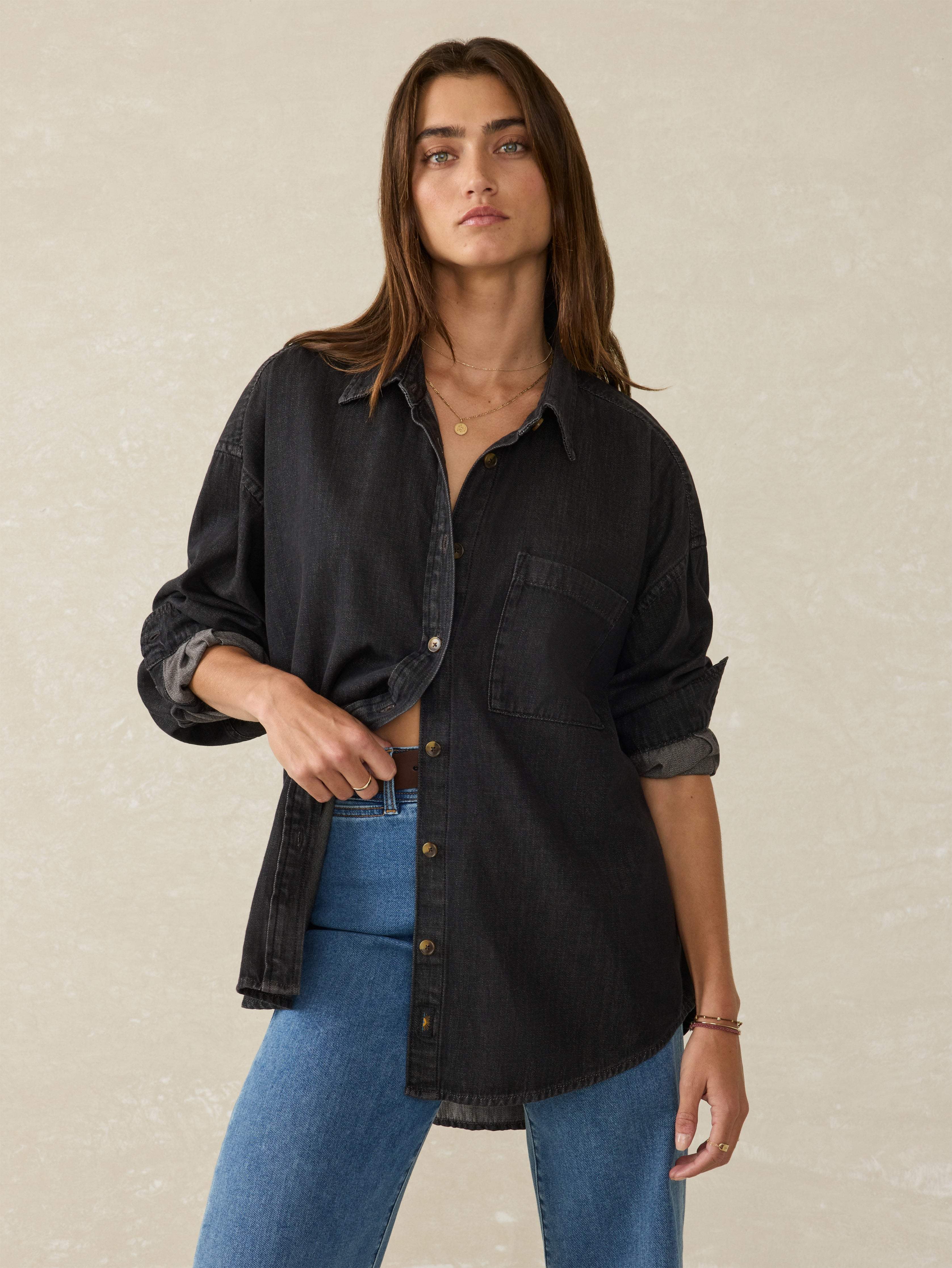 Sunfair Denim Shirt - Midnight Tide Wash Secondary image