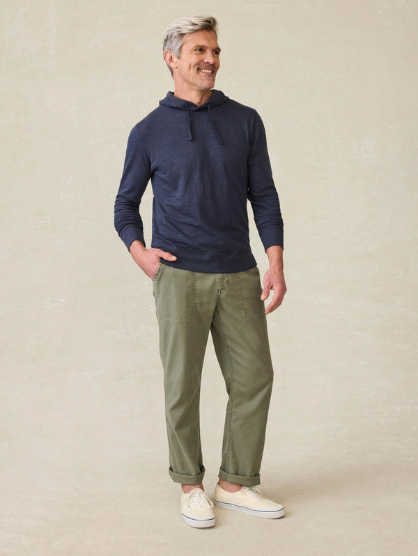 Sunwashed Midweight Organic Hoodie - Blue Nights