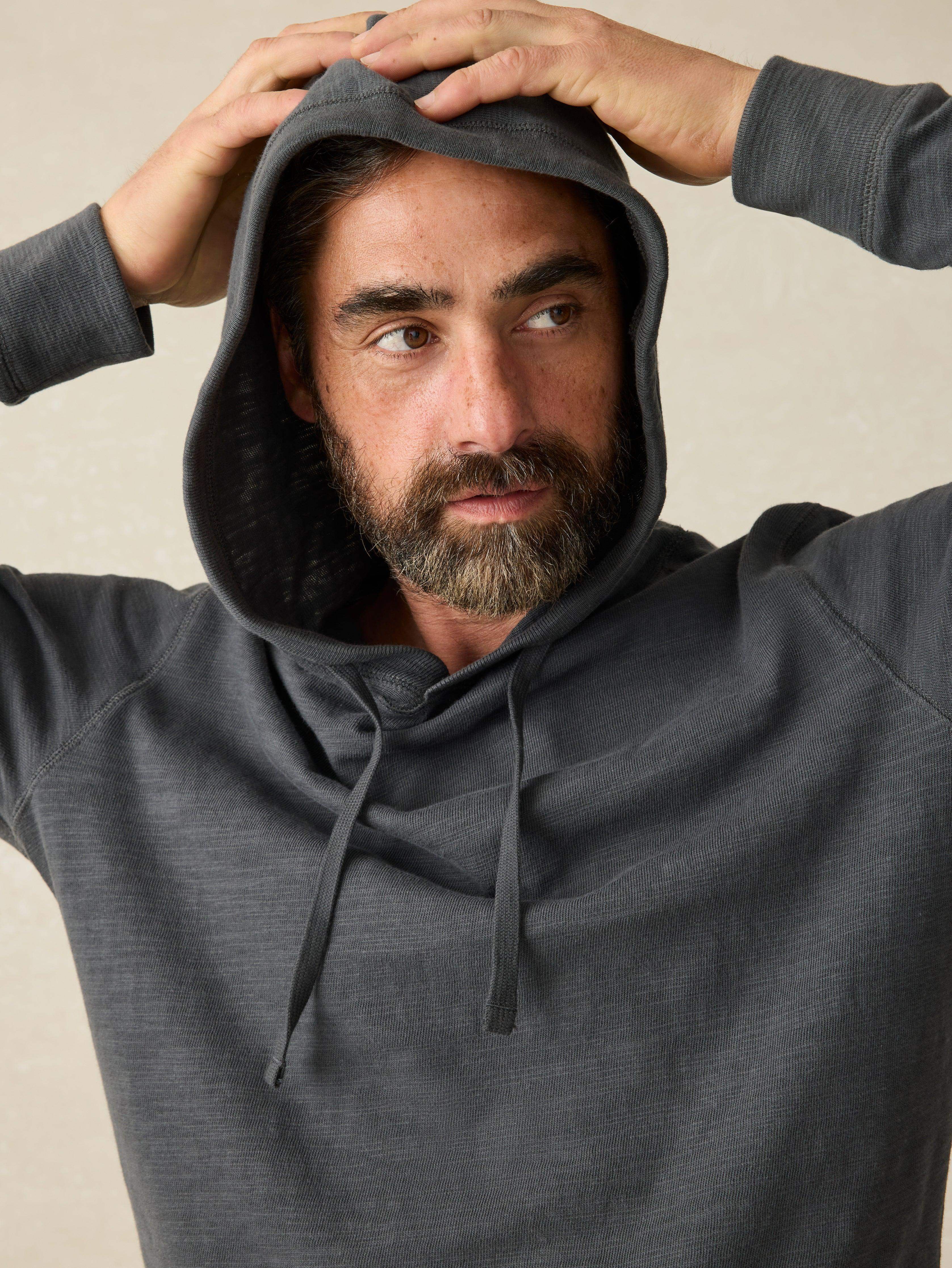 Sunwashed Midweight Organic Hoodie - Graphite Secondary image