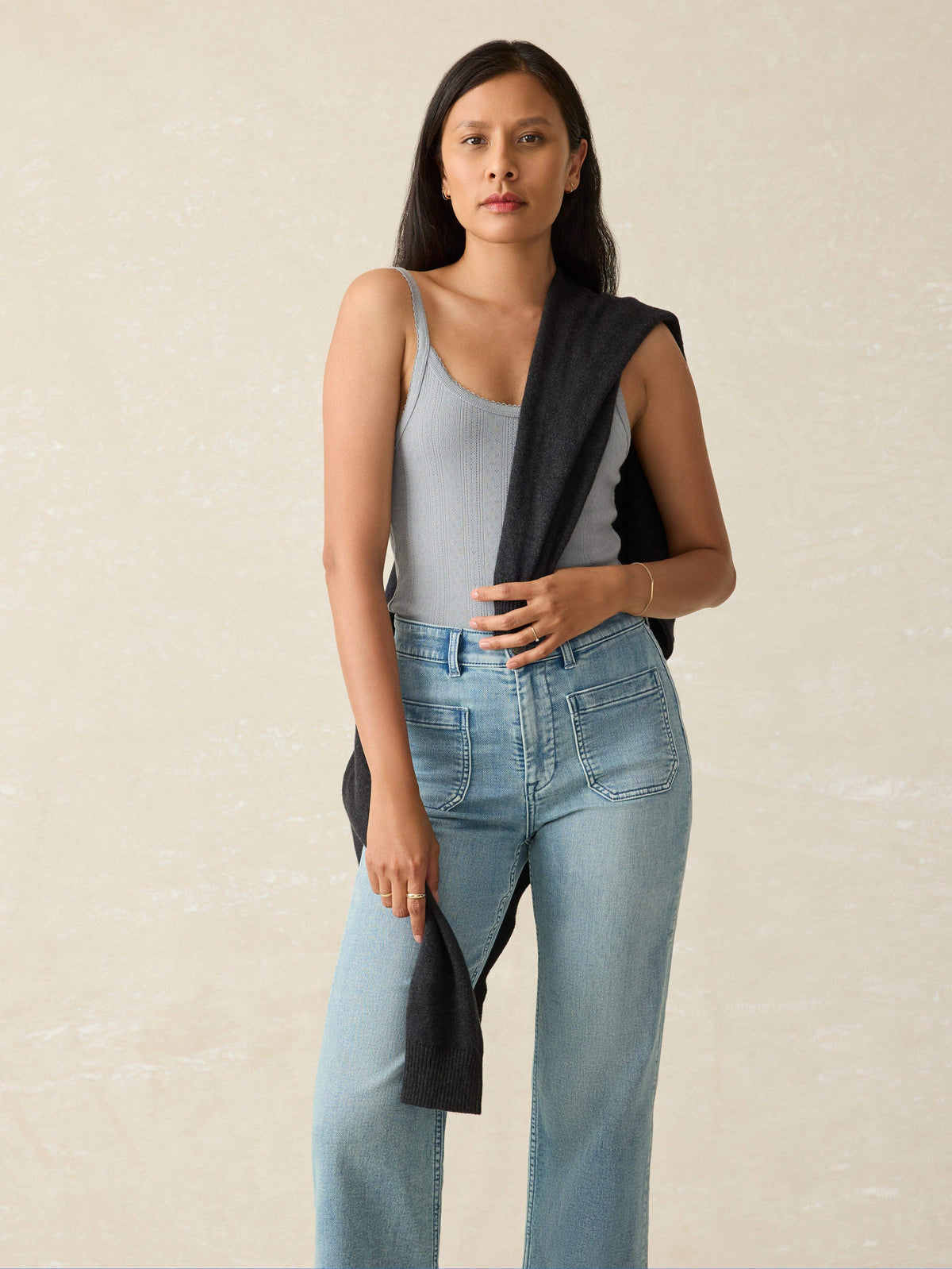 Pacific Pointelle Tank - Tradewinds Main image