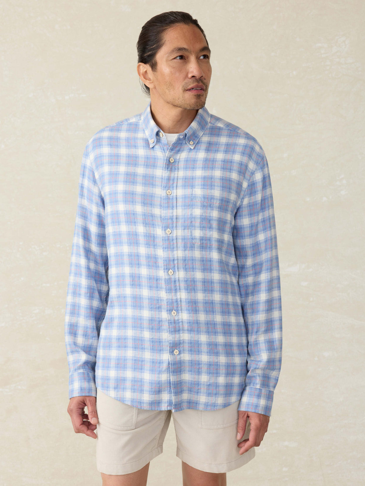 Long-Sleeve Breeze Shirt - Bristol Harbor Plaid Main image