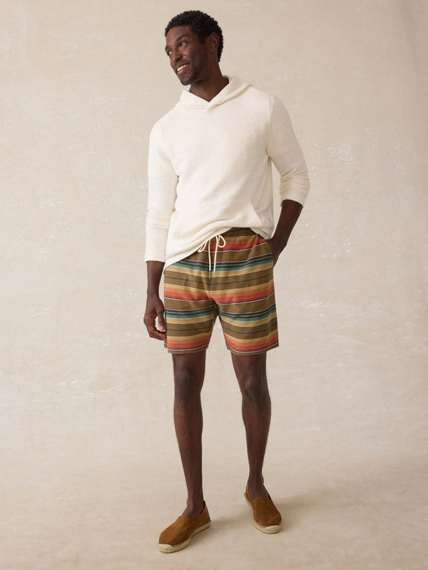 Novelty Knit Short - Cannon Beach Stripe