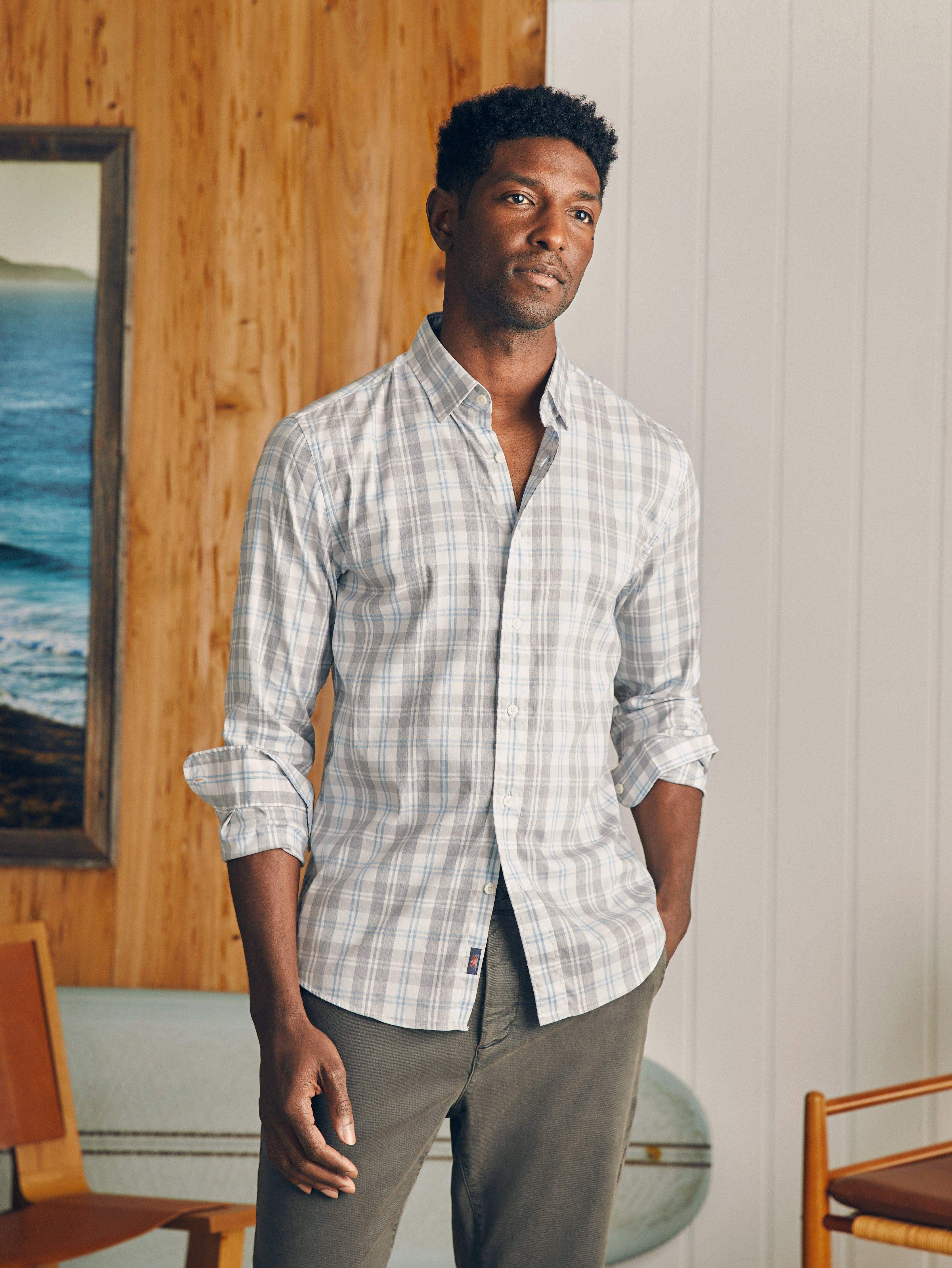 Movement™ Shirt - Grey Cream Plaid Main image