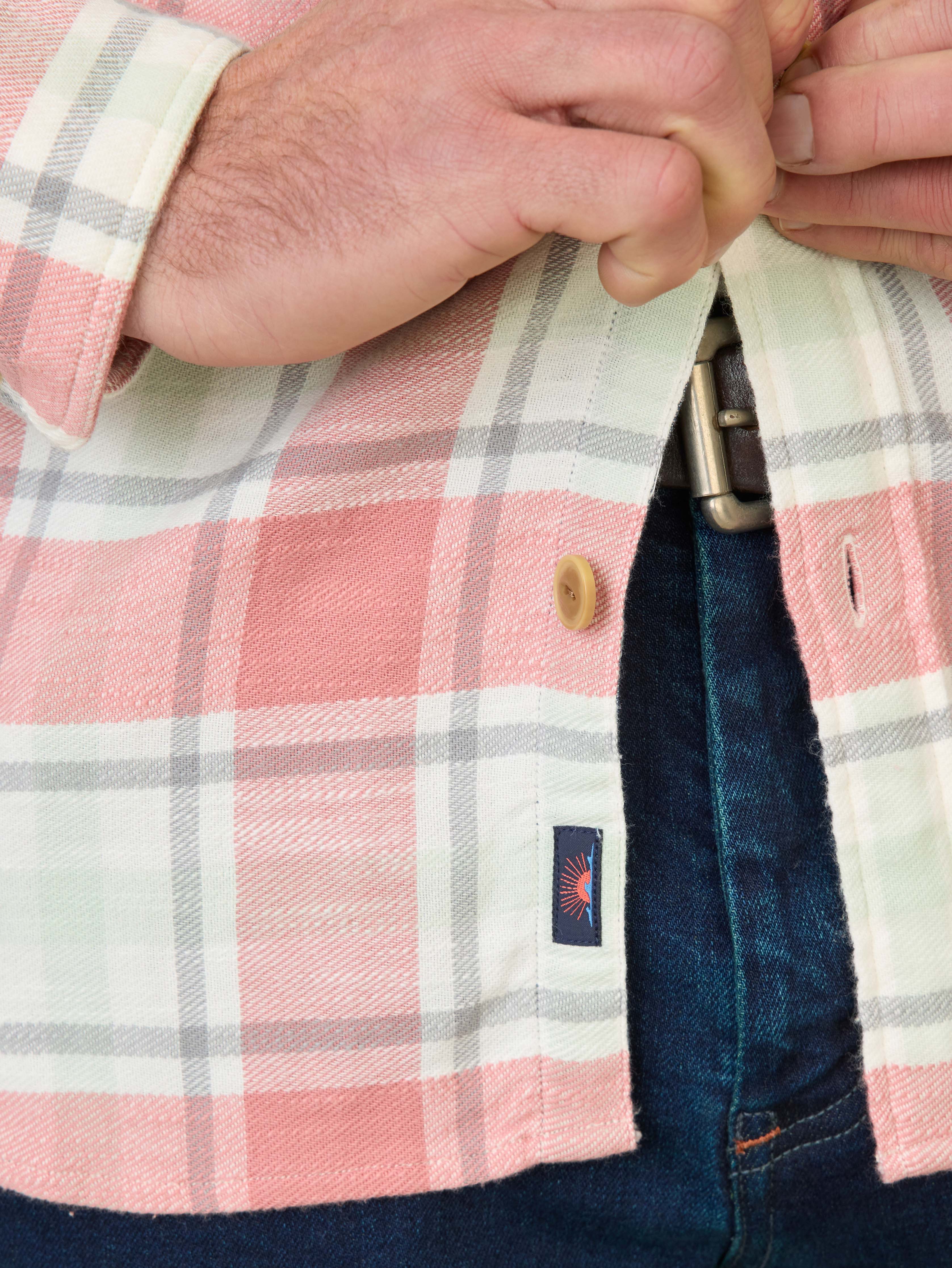 Mill Creek Overshirt - Red Cliff Plaid Secondary image