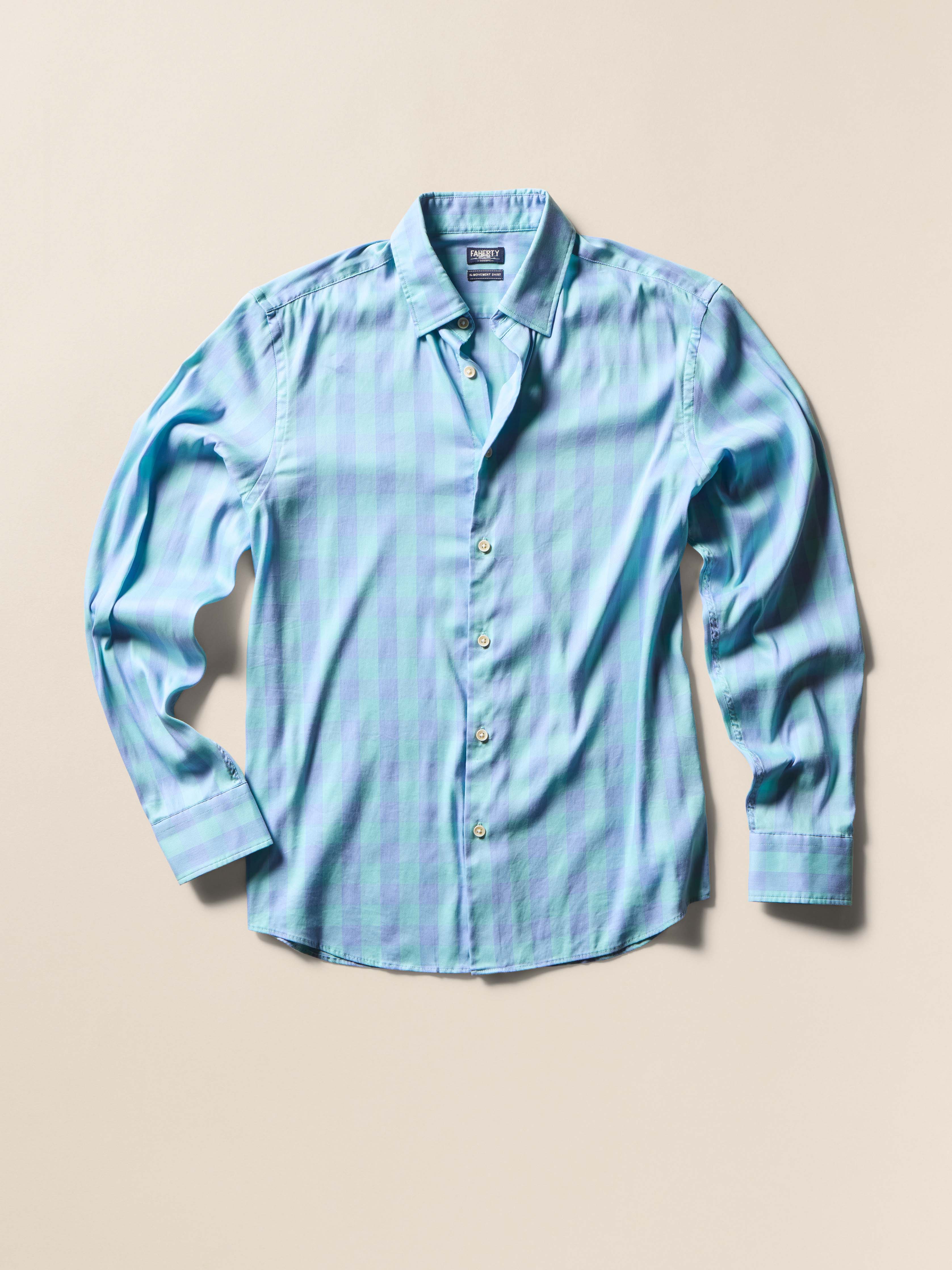 Movement™ Monterey Shirt - Lagoon Waters Check Main image