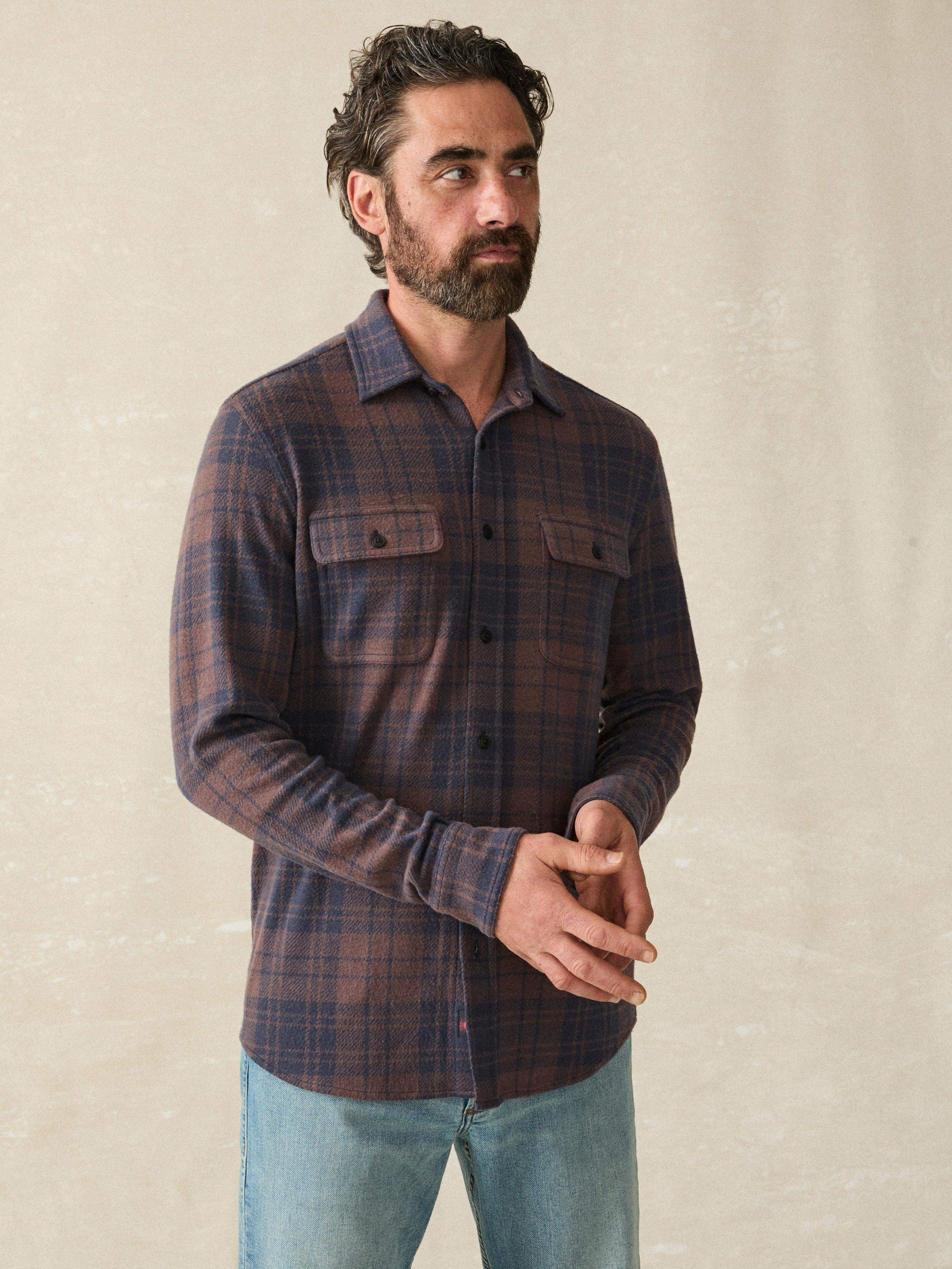 Legend™ Sweater Shirt - Blue Mountain Plaid Secondary image