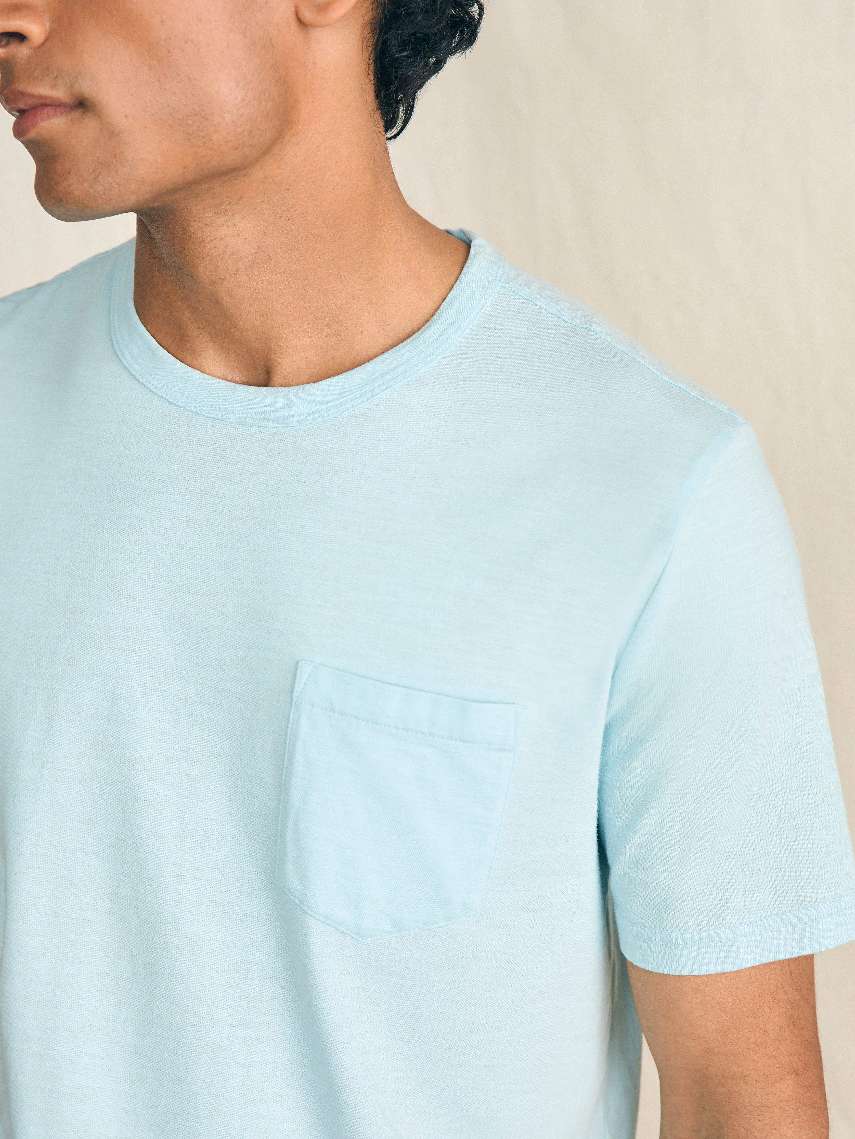 Sunwashed Pocket Tee - Blue Oasis Secondary image