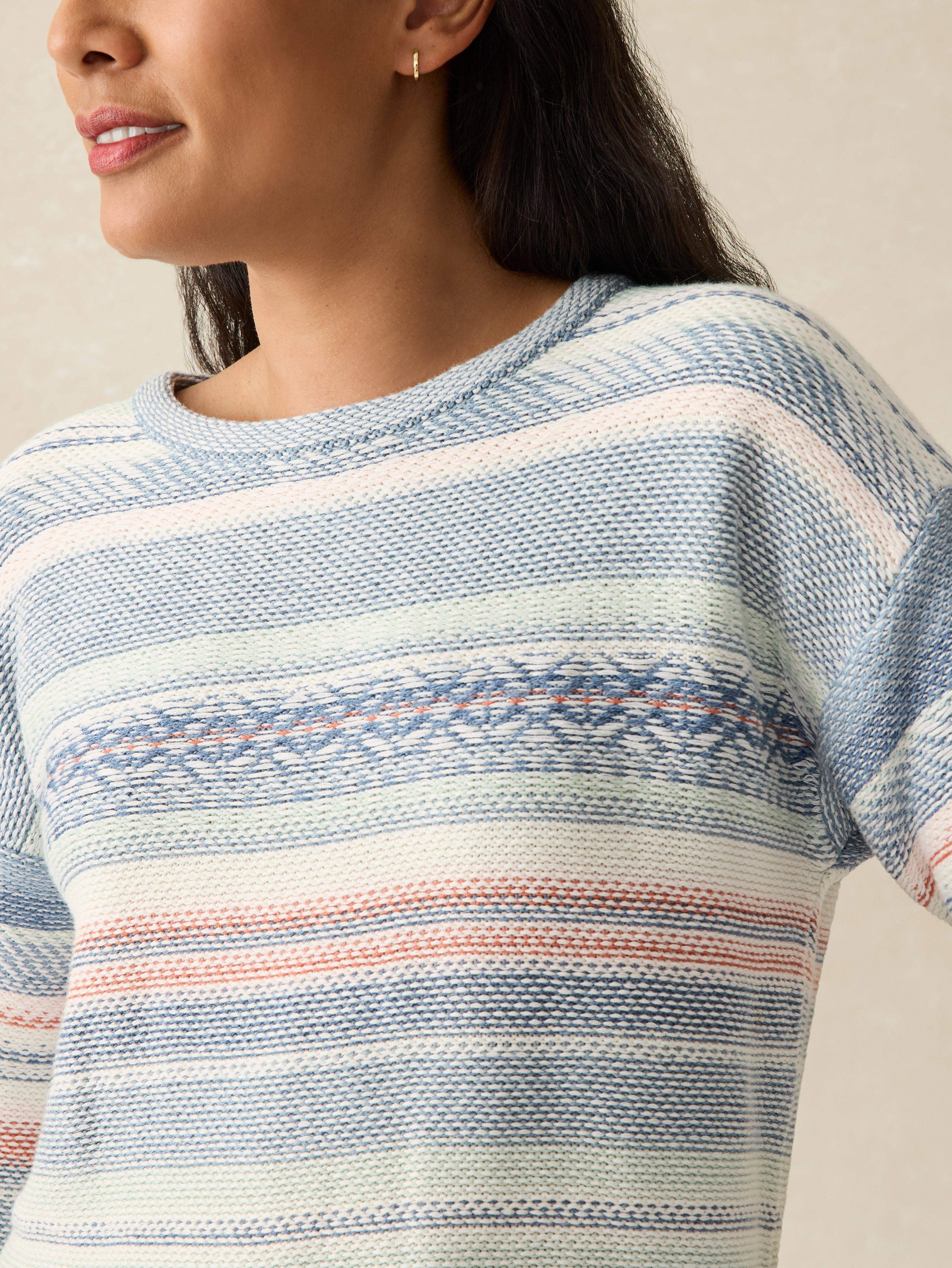 High Tide Sweater - Todos Santos Stripe Secondary image