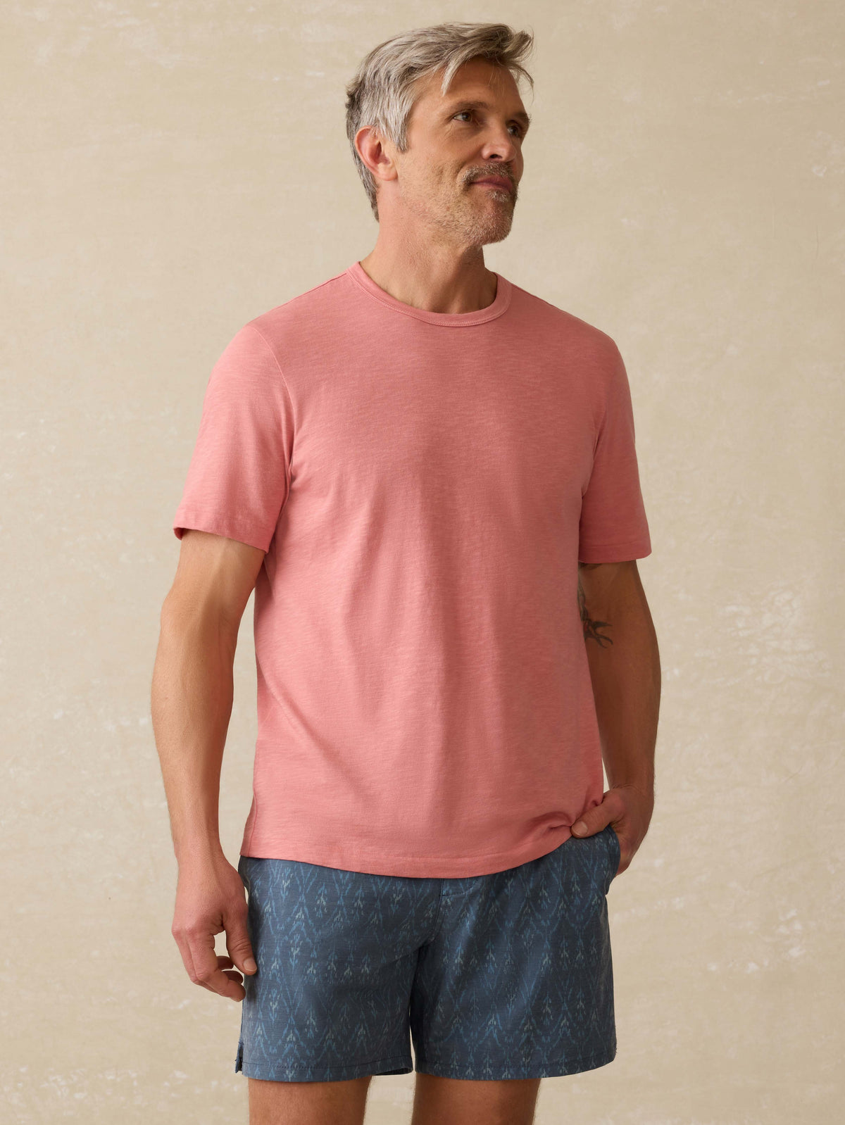 Sunwashed Regenerative Tee - Faded Flag Main image