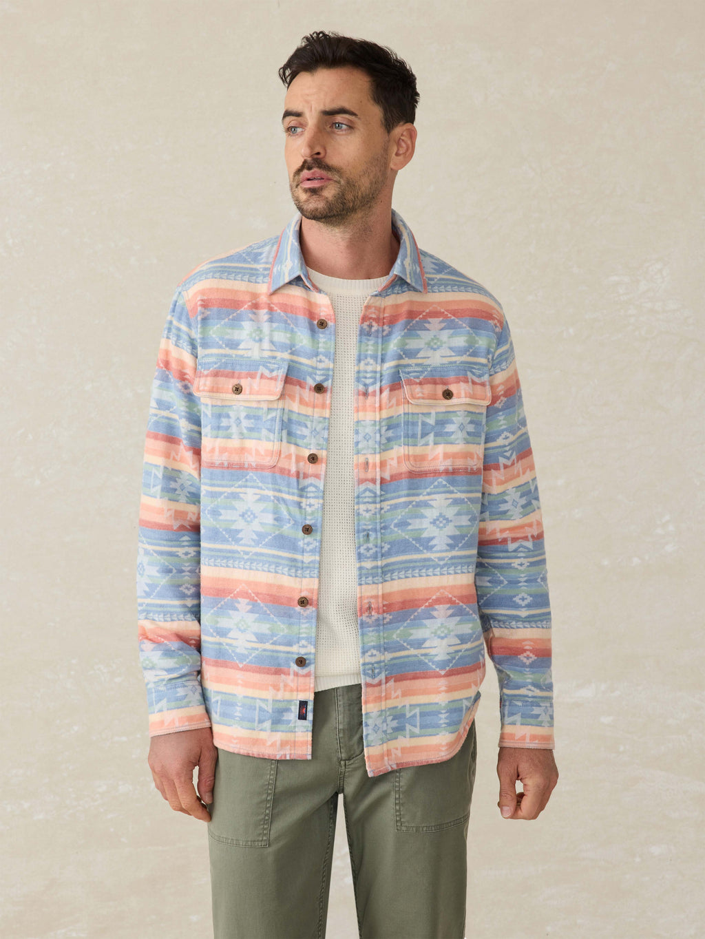 Doug Good Feather Canyon Overshirt - Dusk Star Glow