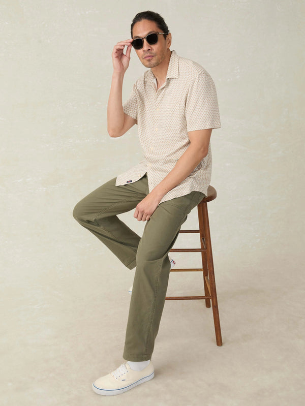 Short-Sleeve Hermosa Shirt - Island Sand Fishscale
