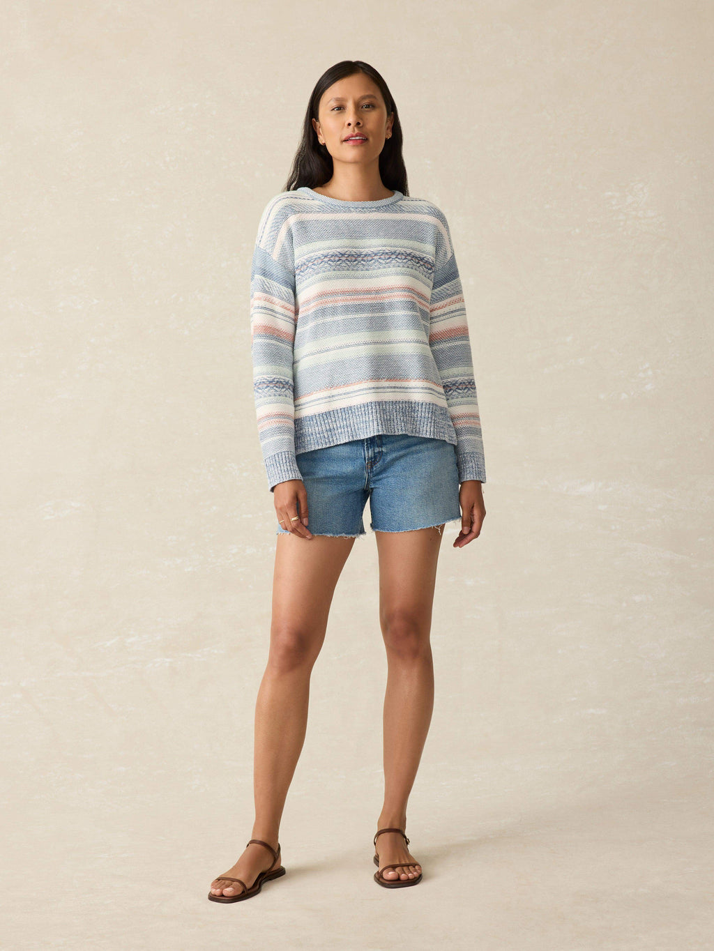 High Tide Sweater - Todos Santos Stripe
