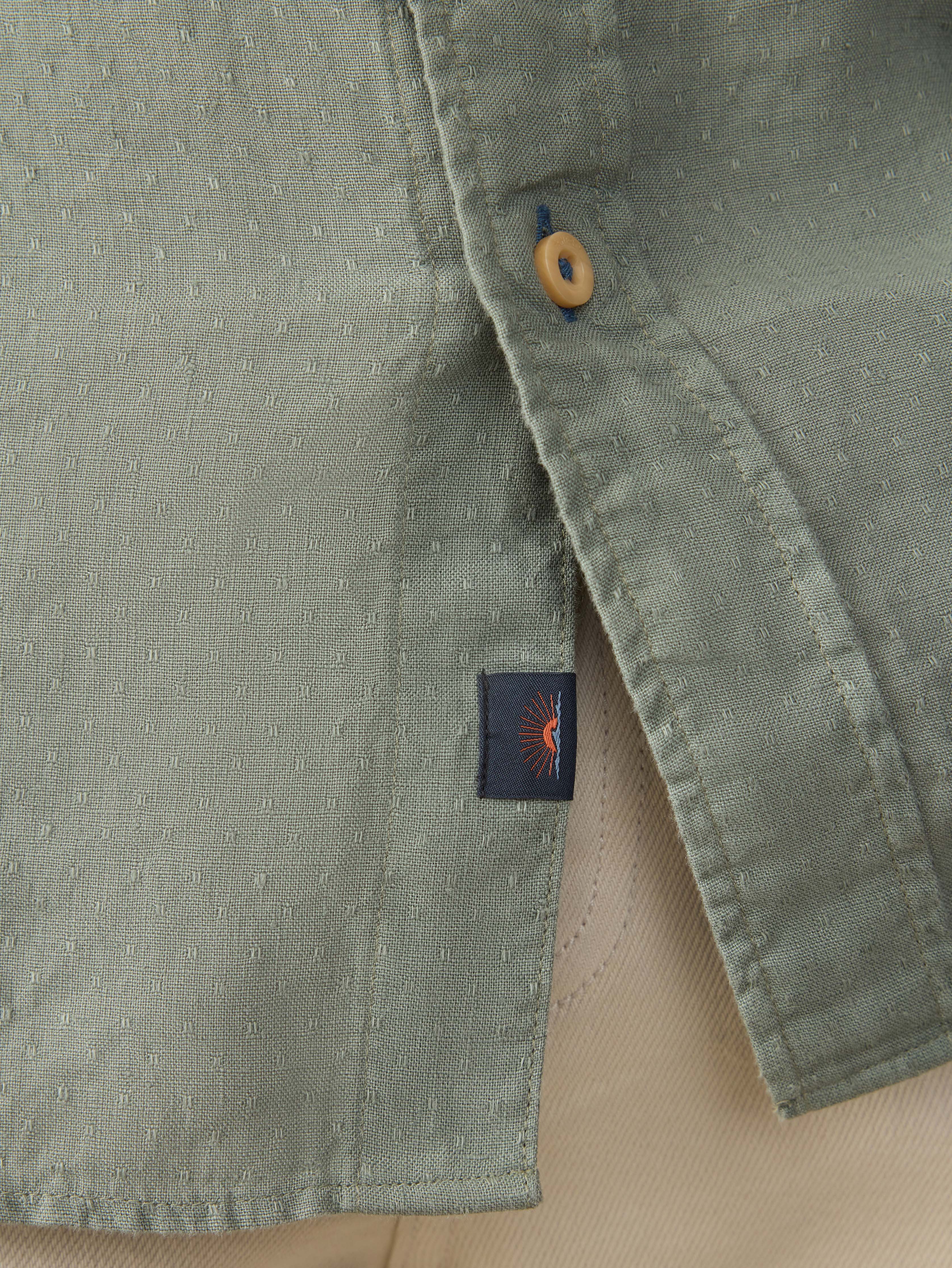 Laguna Linen Shirt - Fairfield Dobby Secondary image