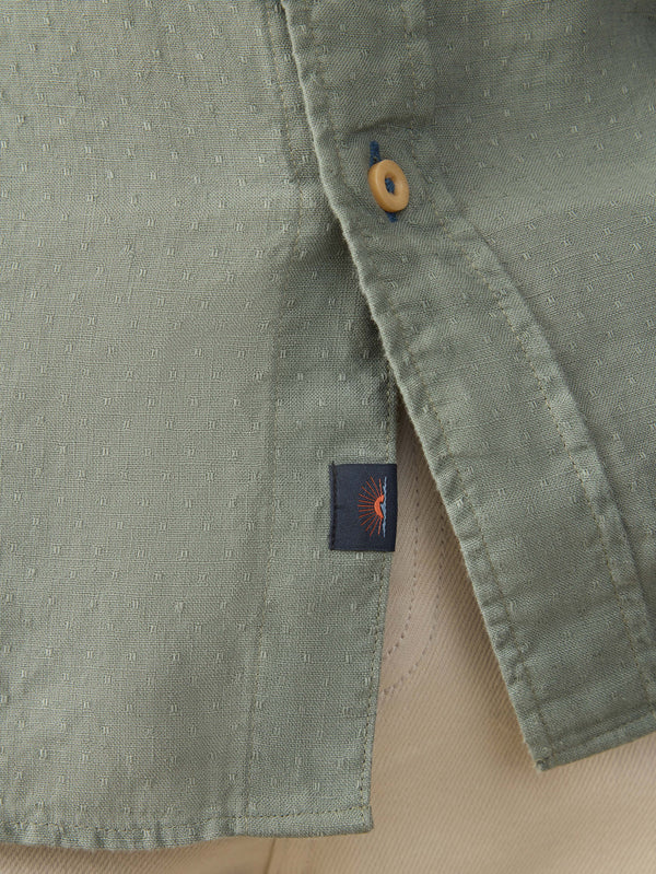 Laguna Linen Shirt - Fairfield Dobby