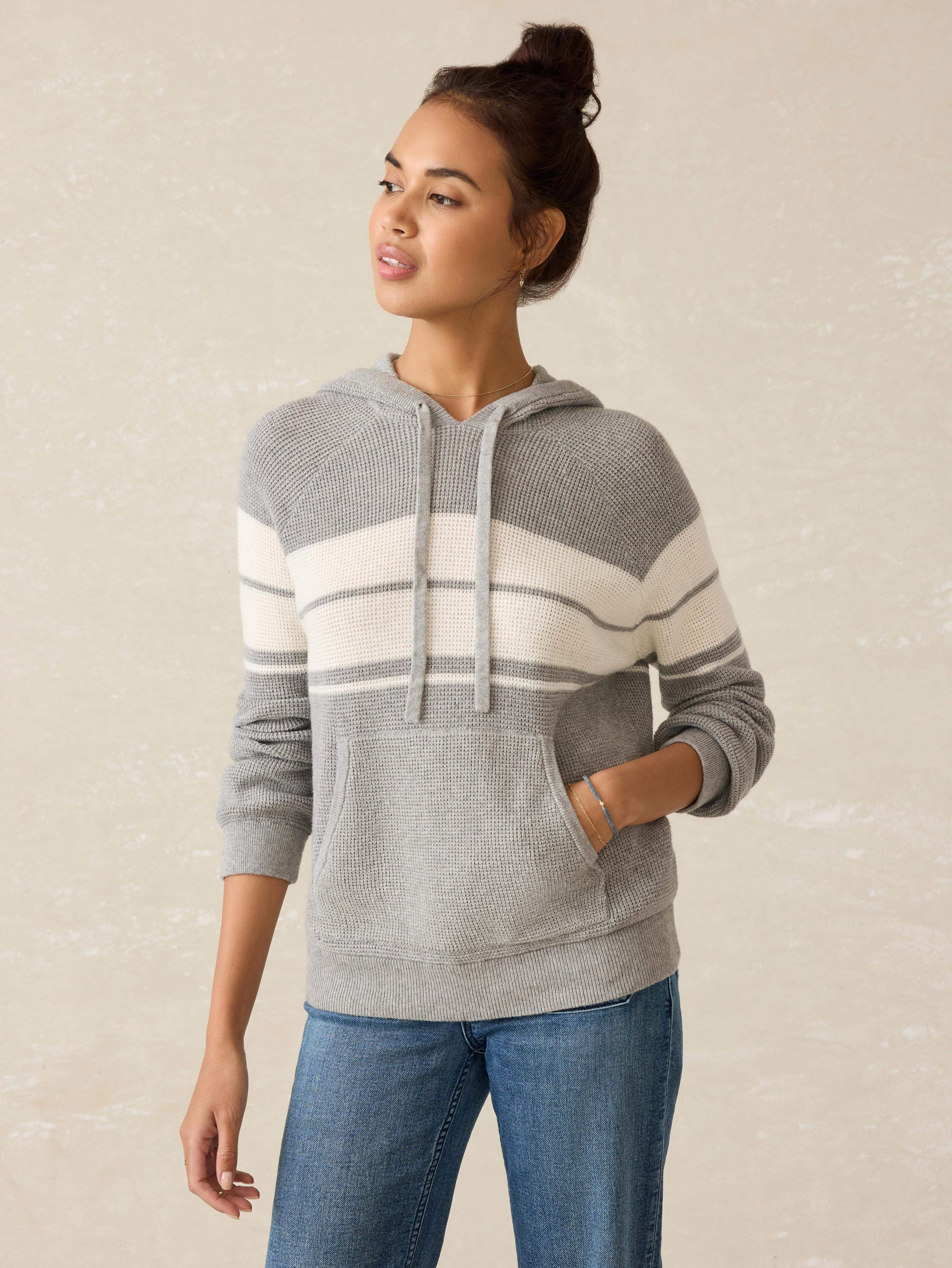 Throwback Waffle Hoodie - Shadow Coast Stripe Main image