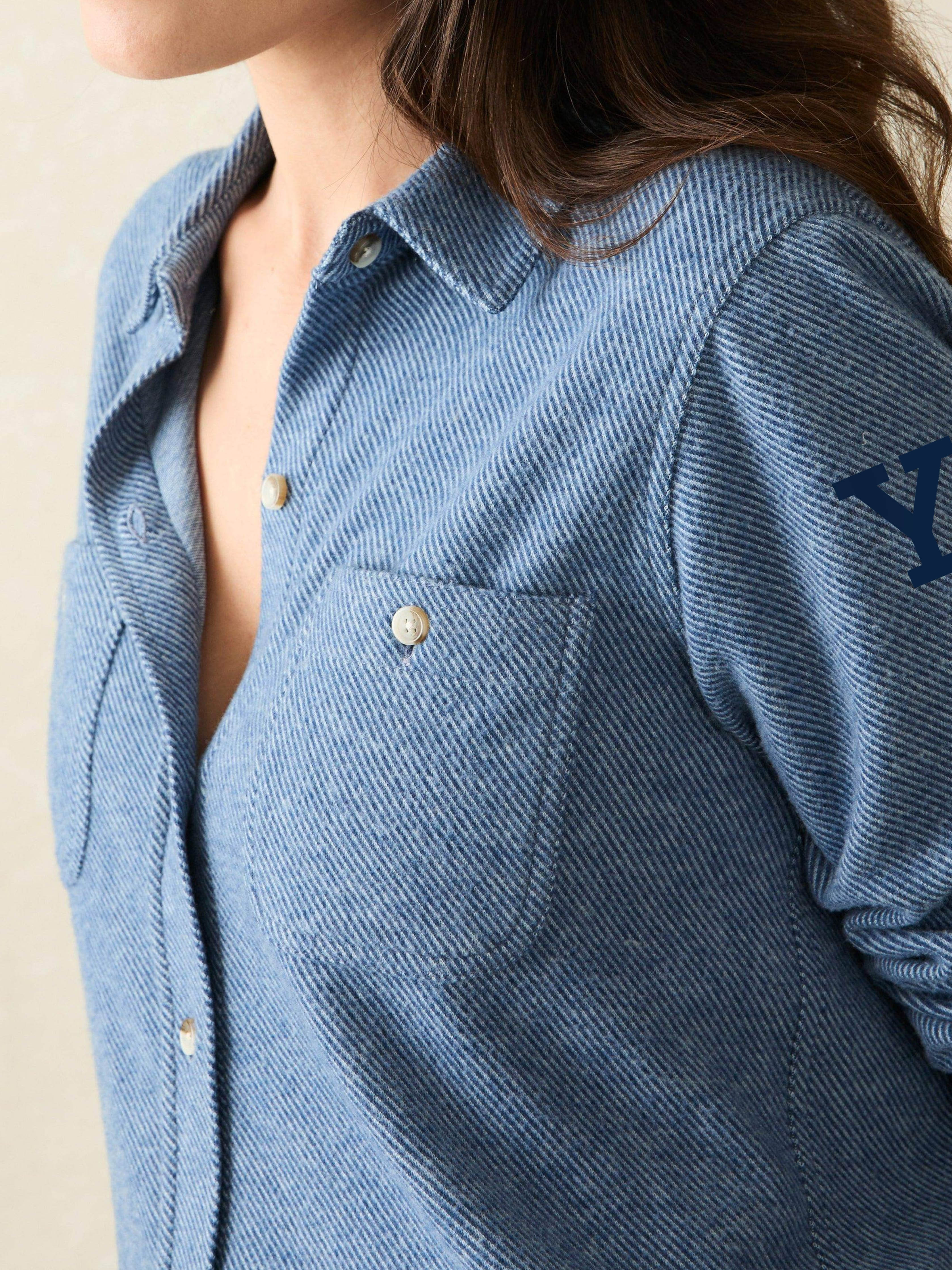 Yale Legend™ Sweater Shirt - Glacier Blue Twill Secondary image