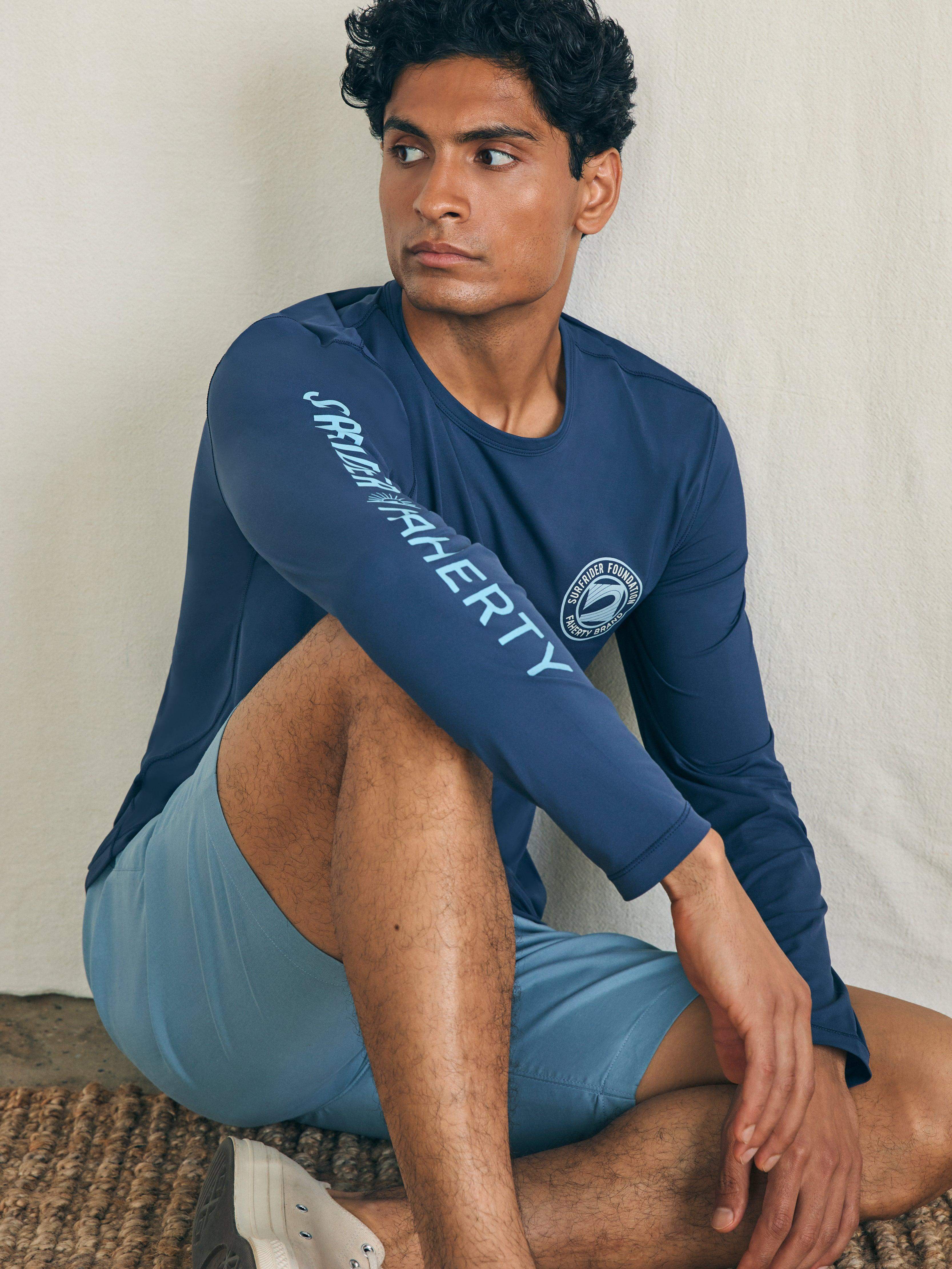 Long-Sleeve Surfrider Shorelite UPF Tee - Deep Navy Secondary image
