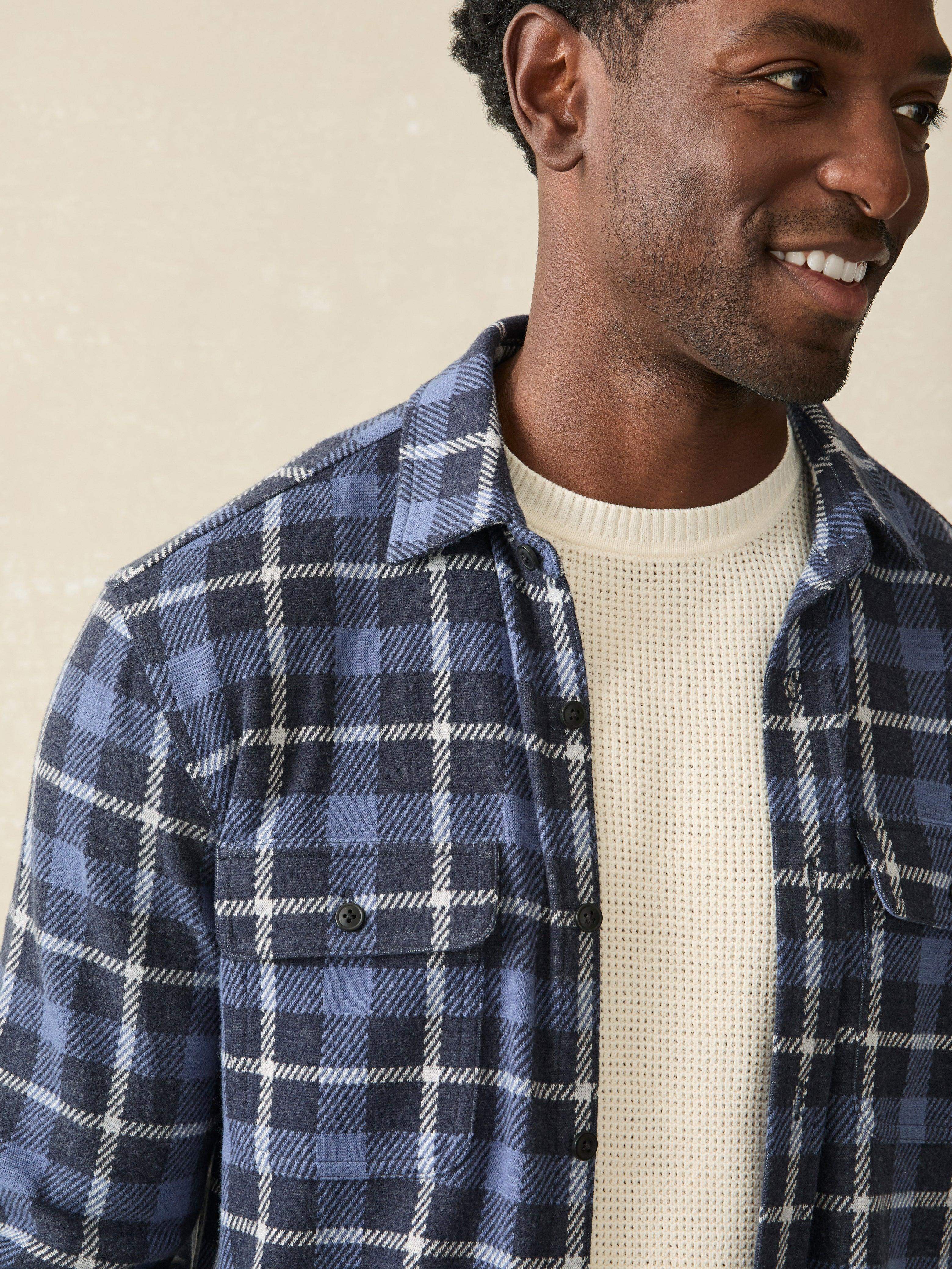 Legend™ Sweater Shirt - Blue Winds Plaid Secondary image