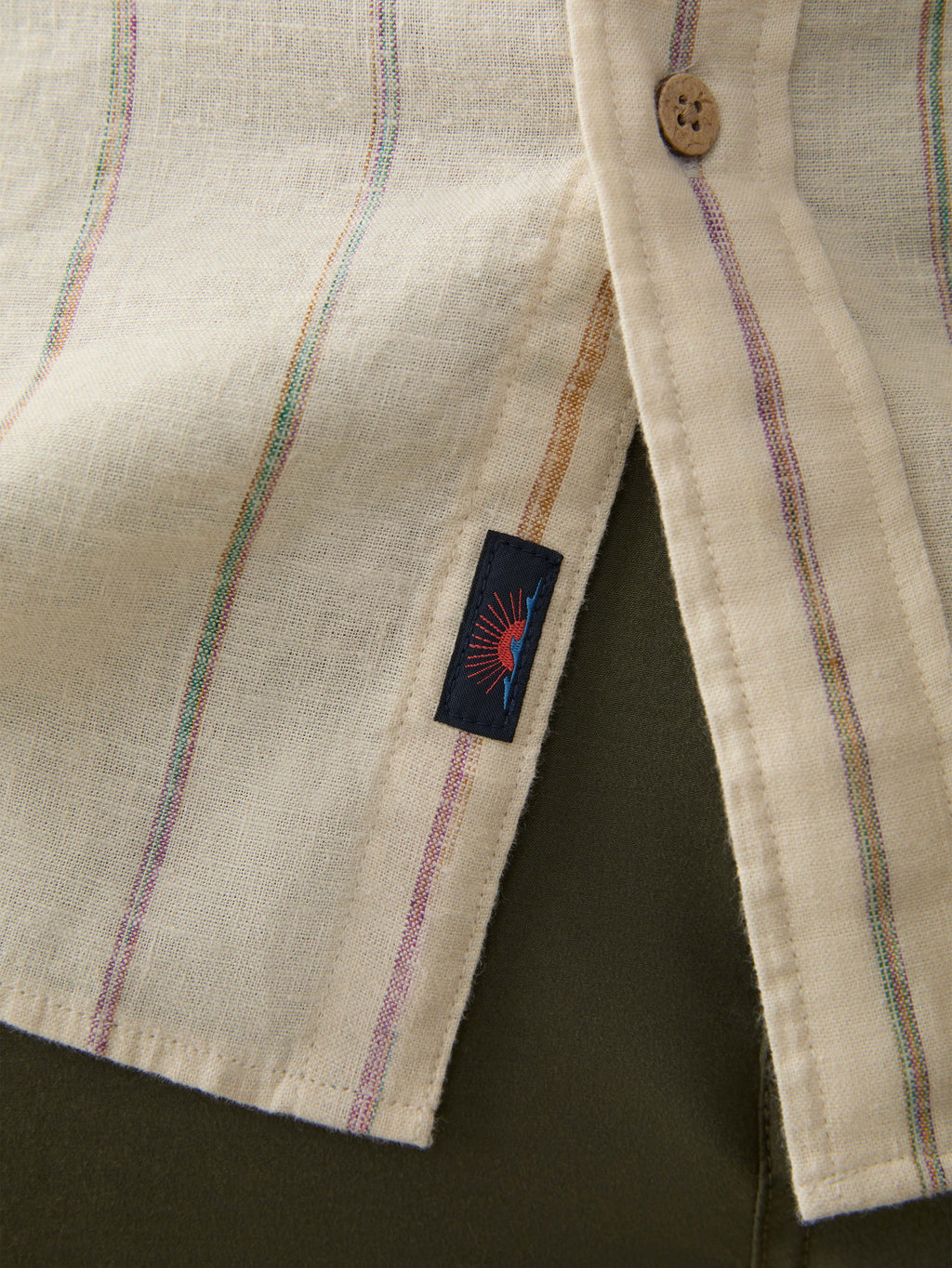 Long-Sleeve Breeze Shirt - Cloud Beach Stripe
