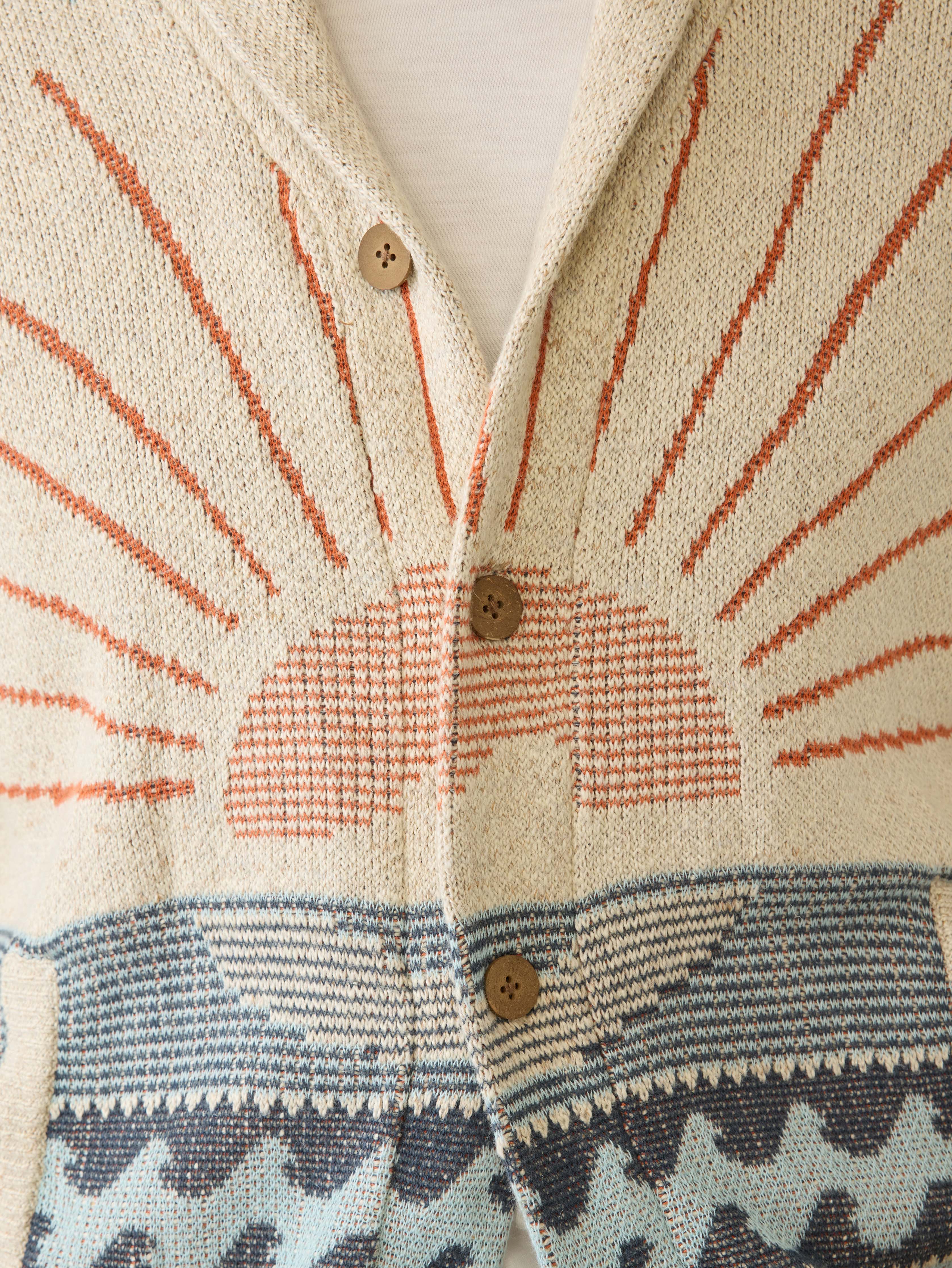Cardigan Sweater - Sand Island Secondary image