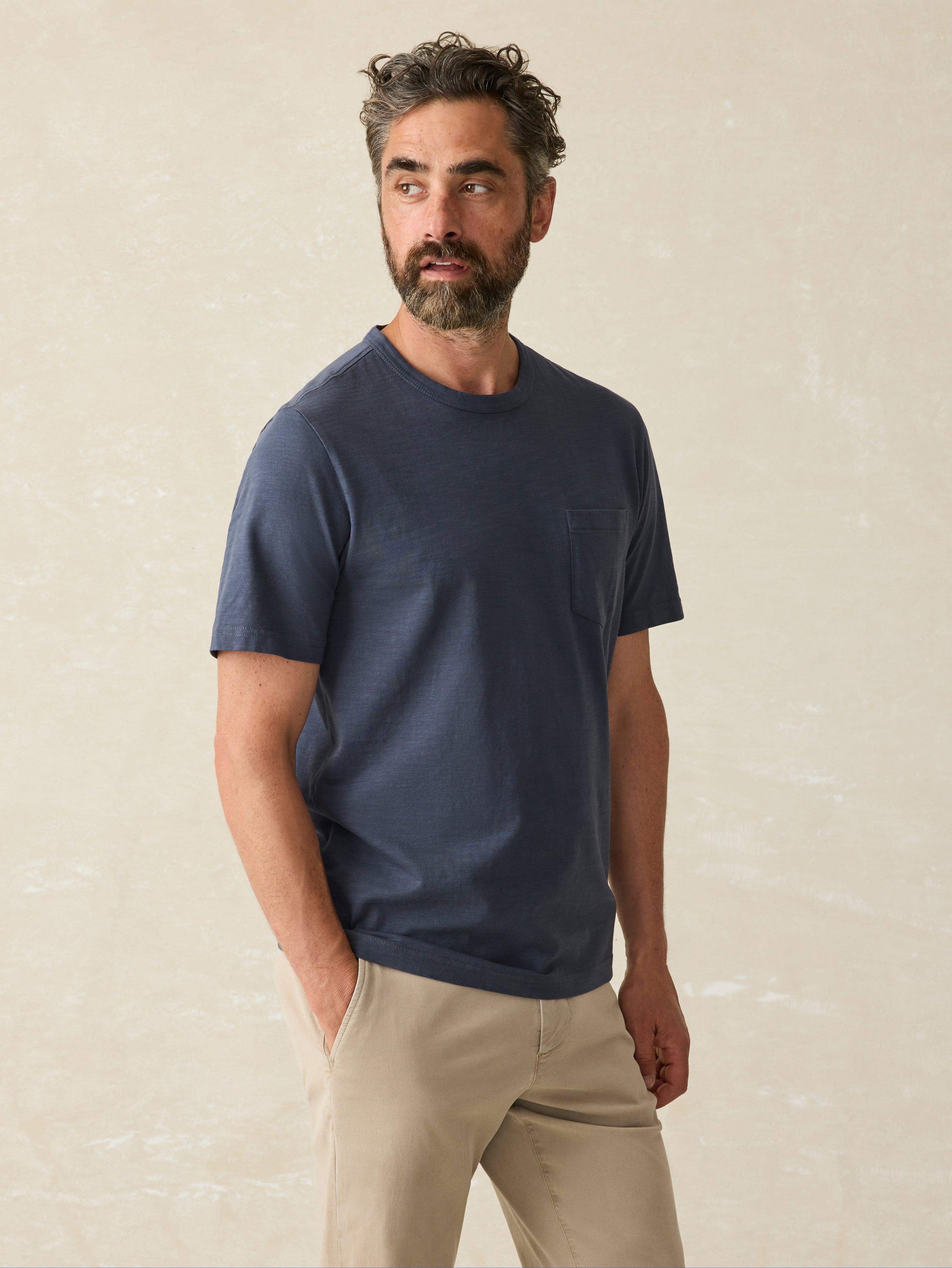 Sunwashed Pocket Tee - Dune Navy Main image