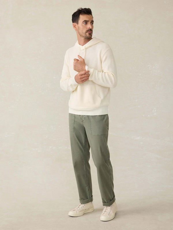Sunwashed Sweater Hoodie - White Shell
