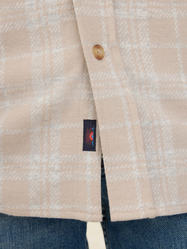 Soft Knit Sweater Shirt - Desert Plains Plaid