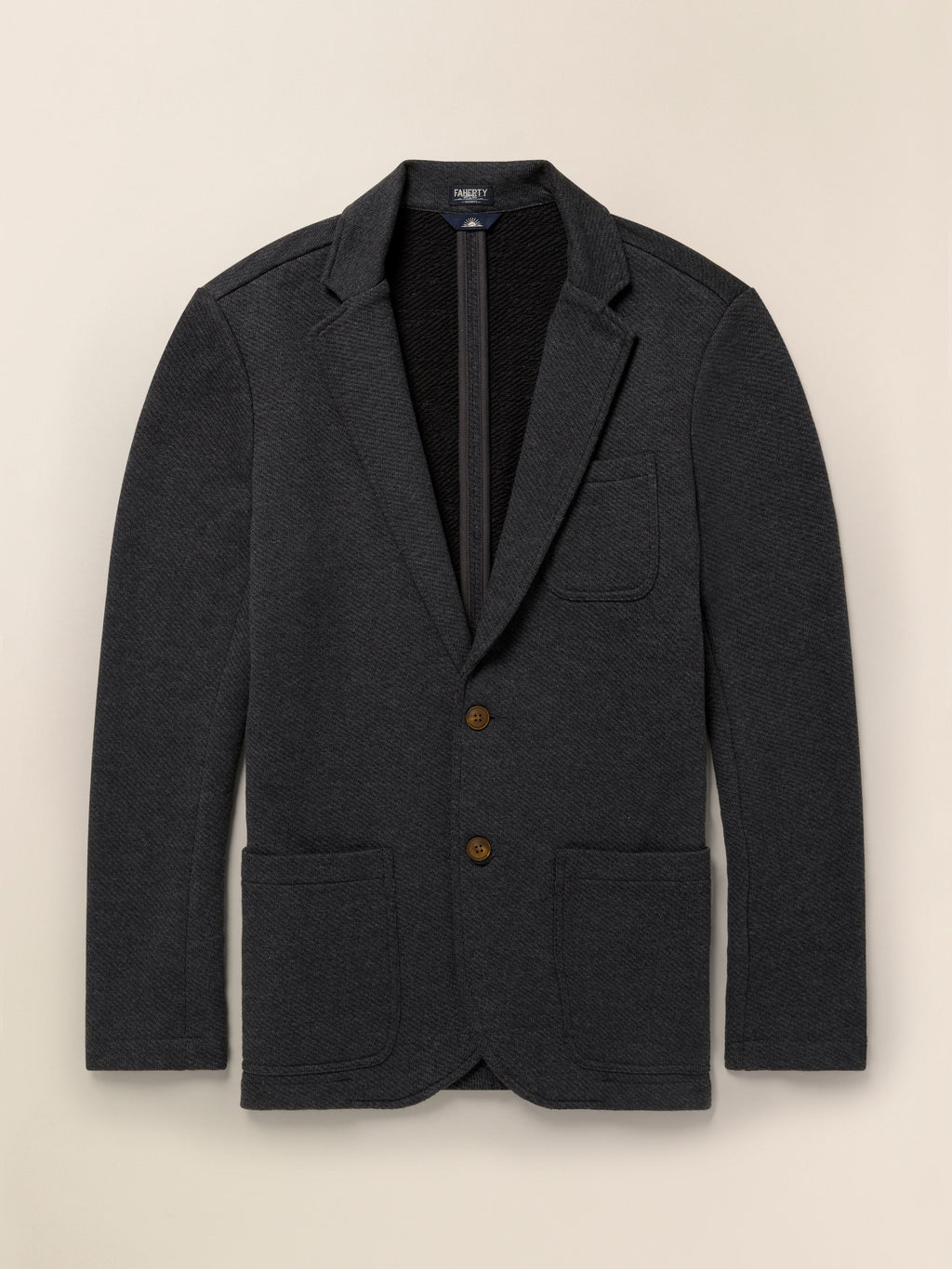 Inlet Knit Blazer (Tall) - Black Sky Melange