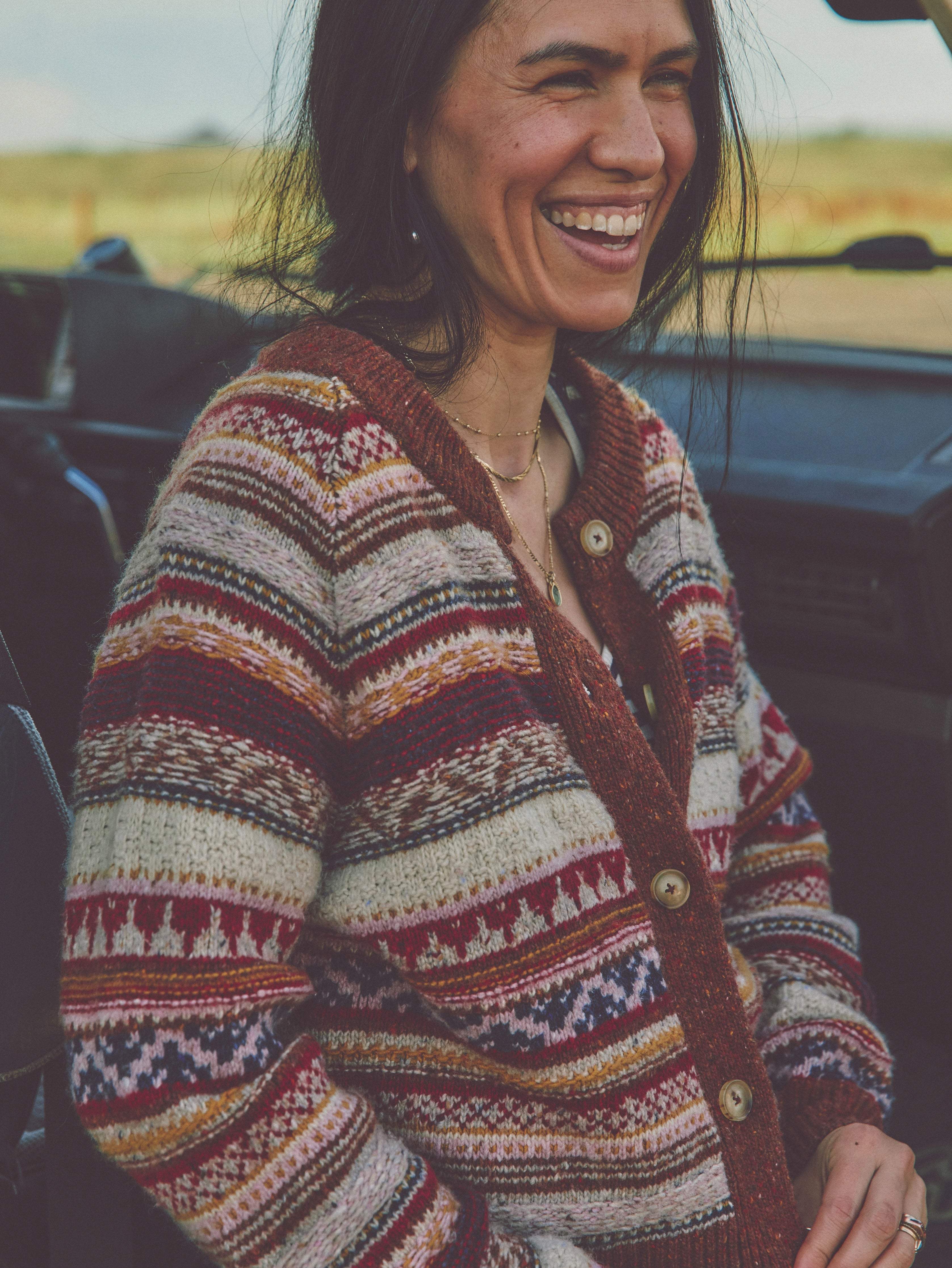 Marley Fairisle Cardigan - Orchard Fairisle Main image