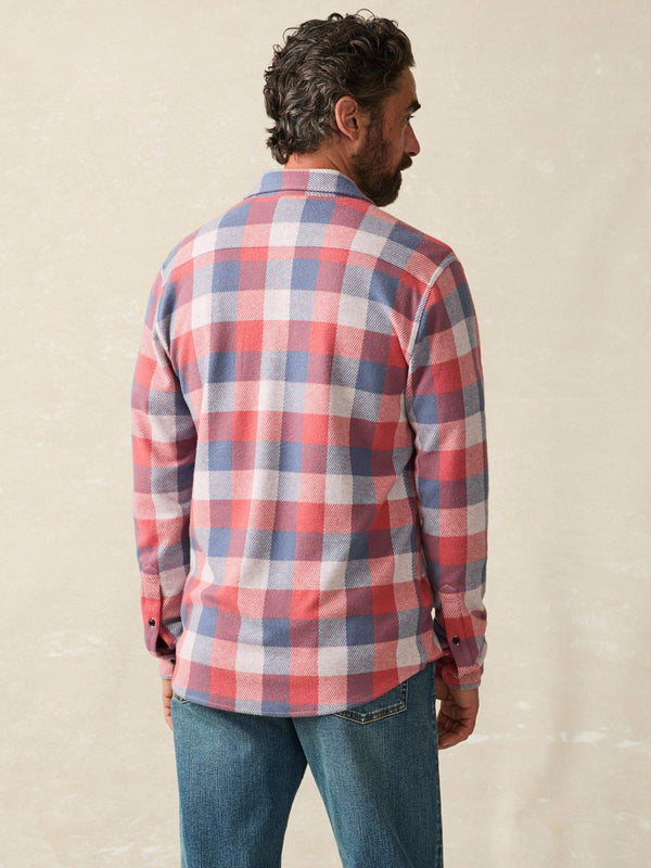 Legend™ Sweater Shirt (Tall) - Cherry Blue Buffalo
