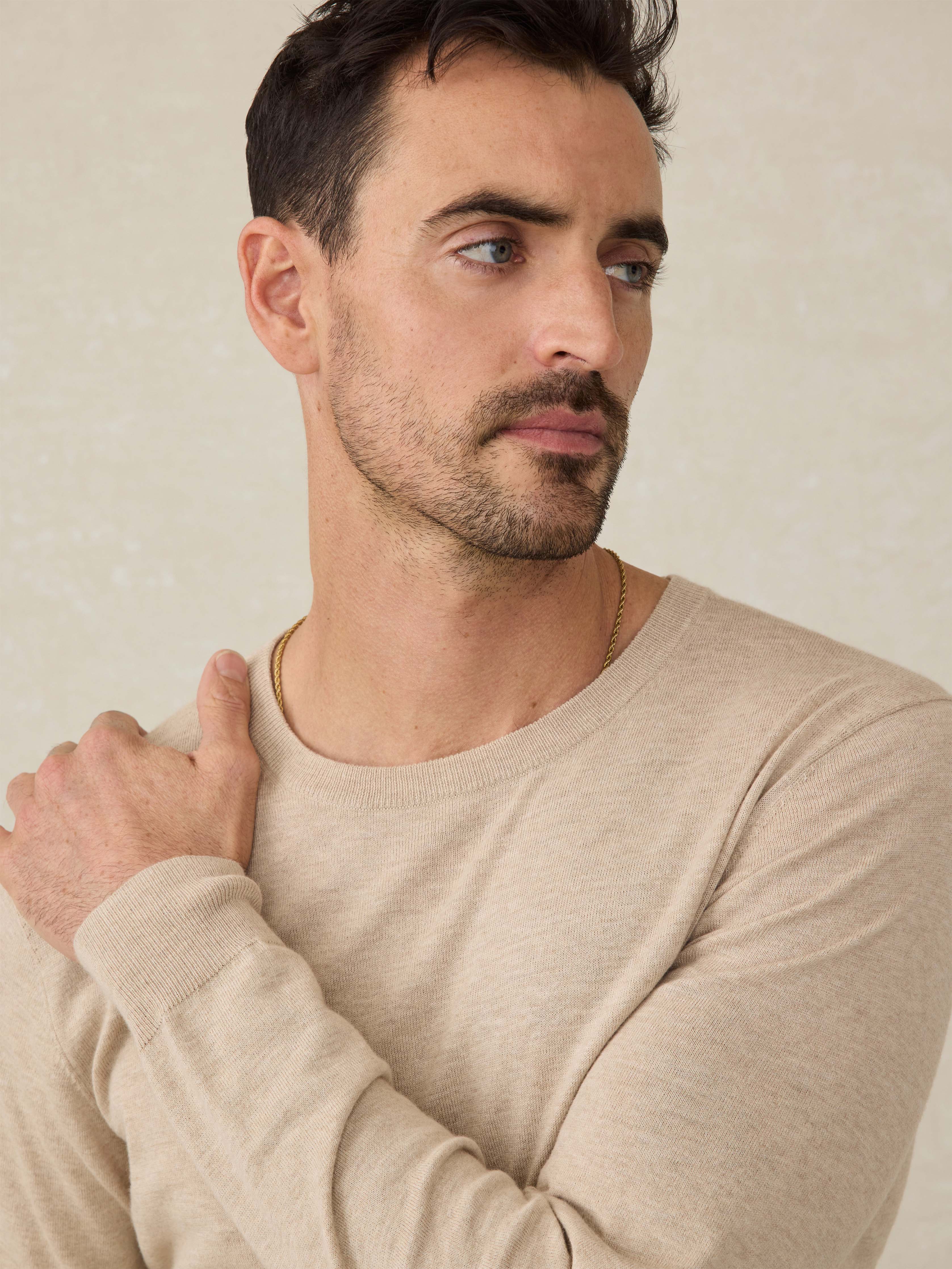 Movement™ Crewneck Sweater - Soft Dune Heather Secondary image