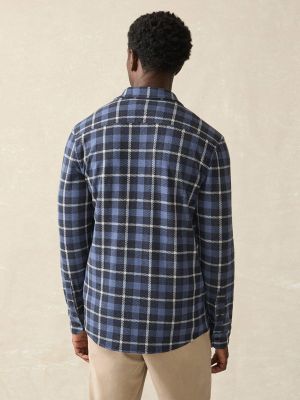 Legend™ Sweater Shirt - Blue Winds Plaid