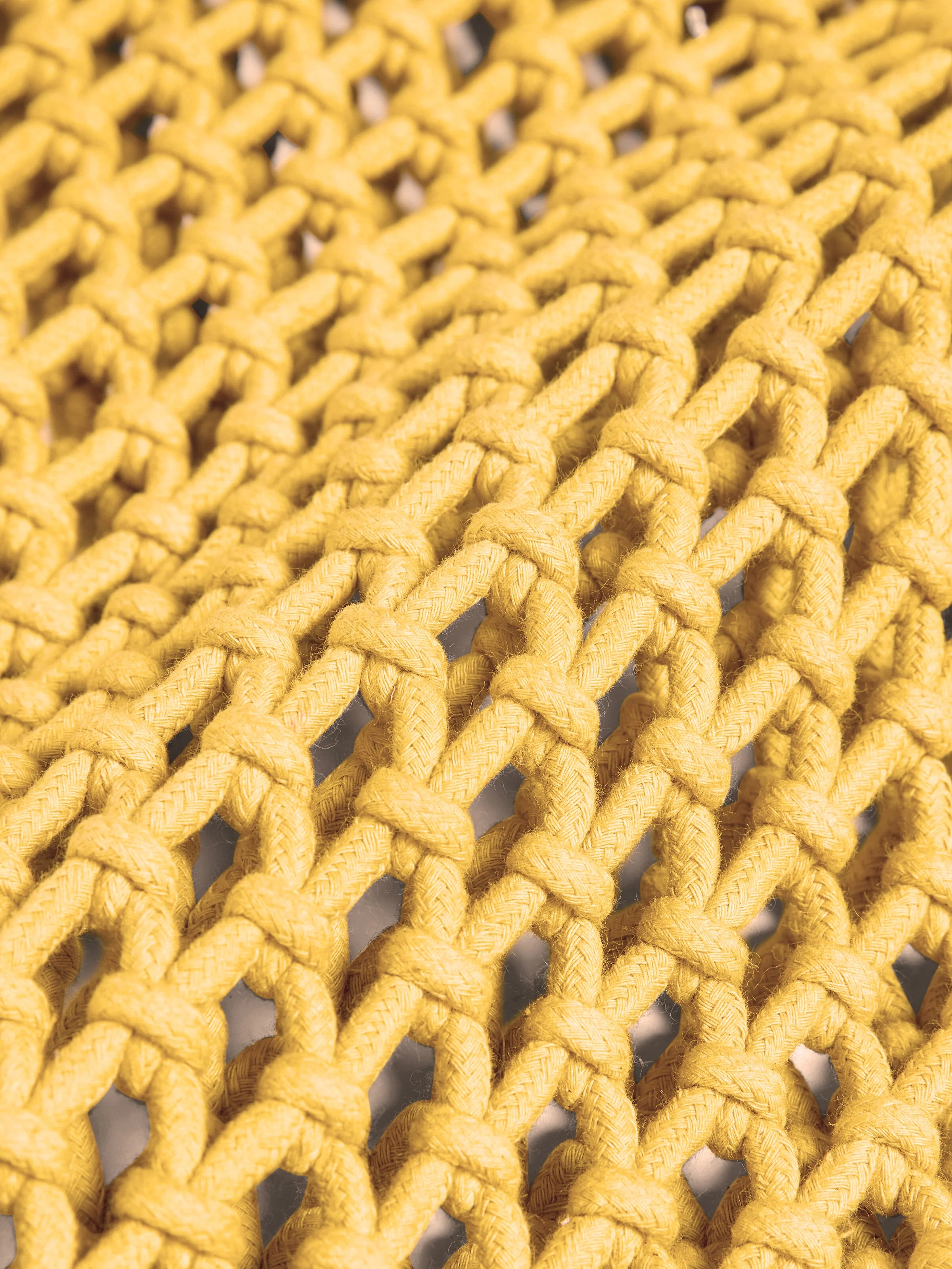 Sunwashed Macrame Tote - Sunshine Secondary image