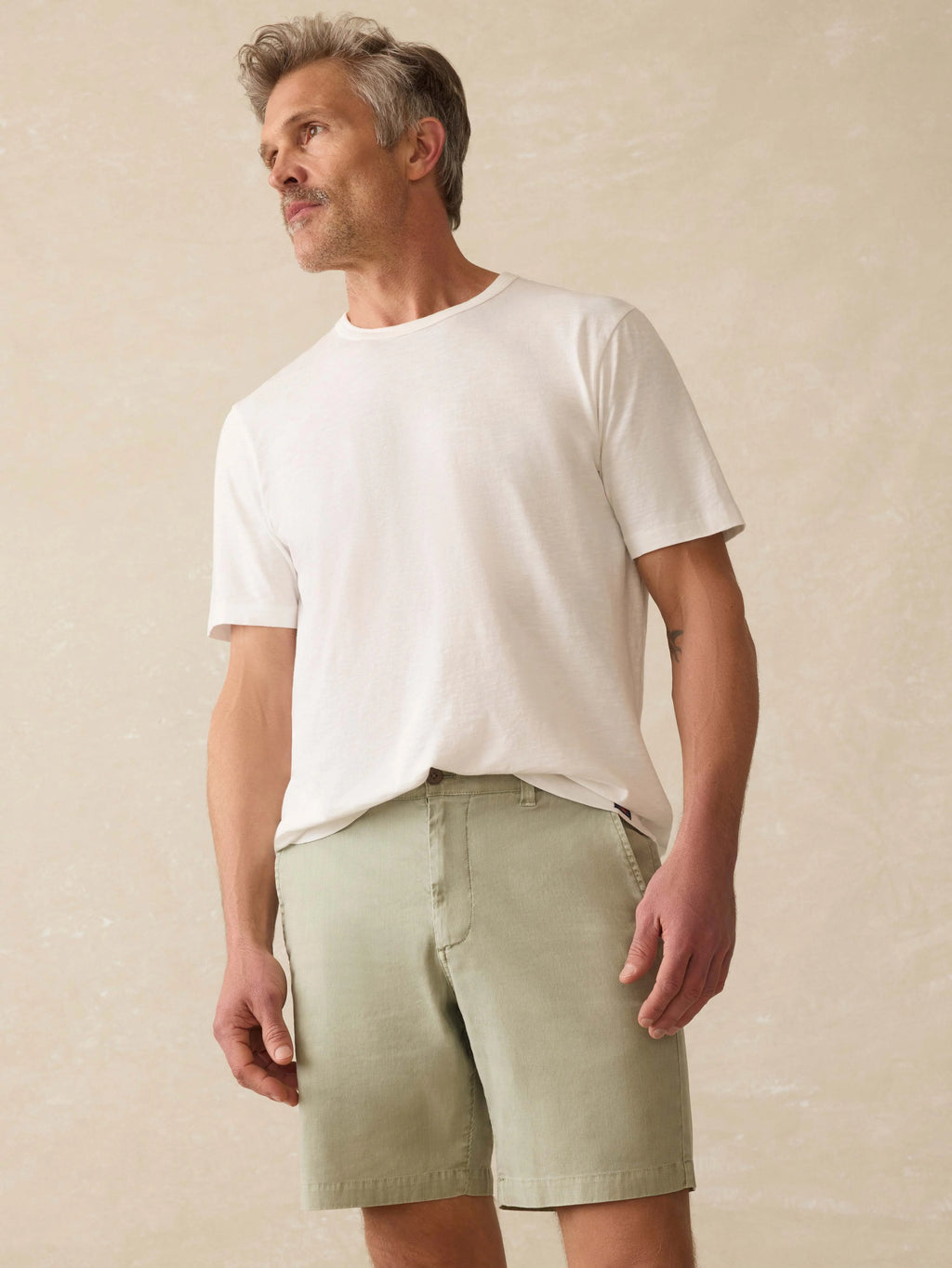 Tradewinds Linen Blend Short - Sage Mist