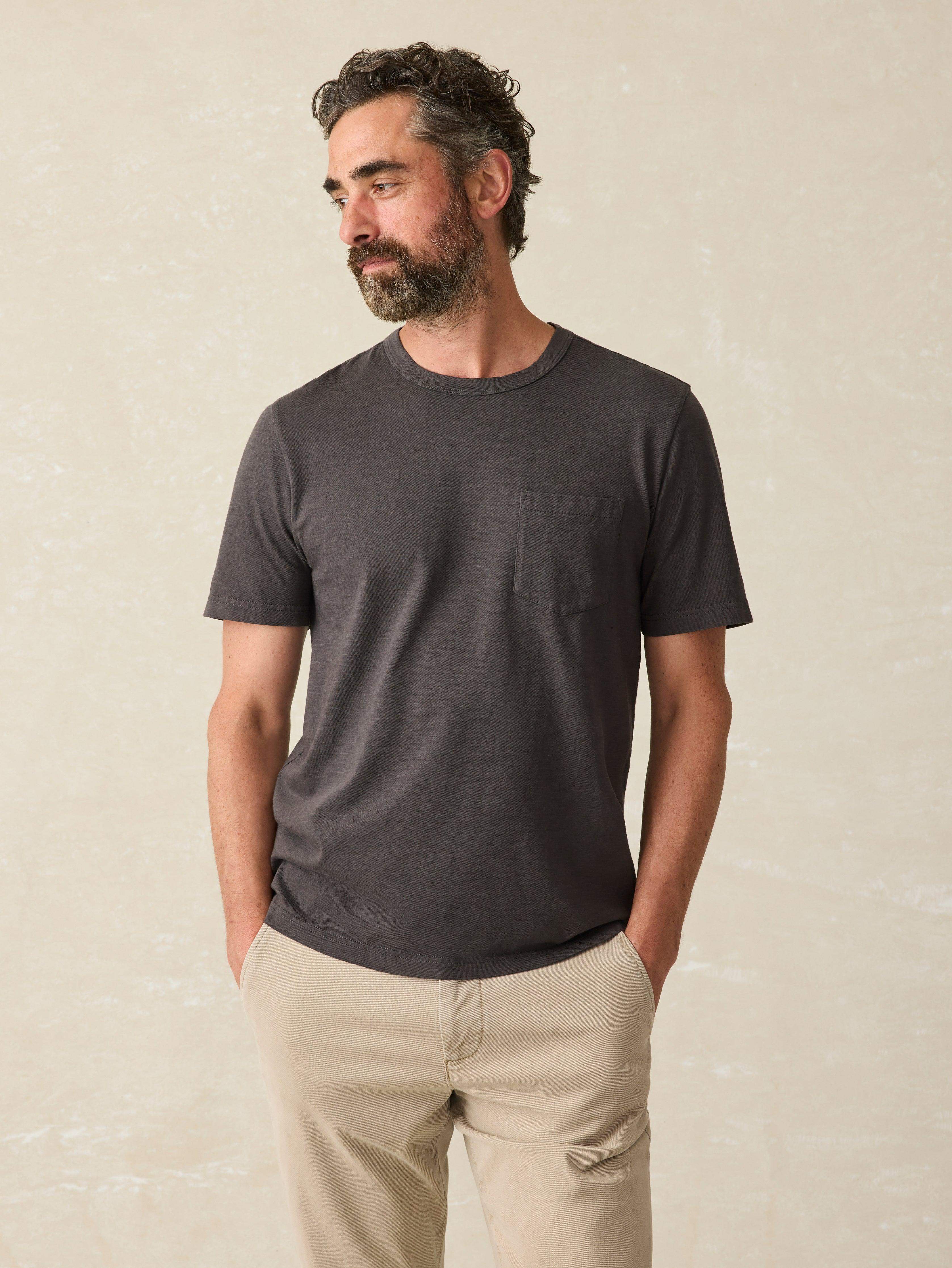Sunwashed Pocket Tee - Washed Black Secondary image