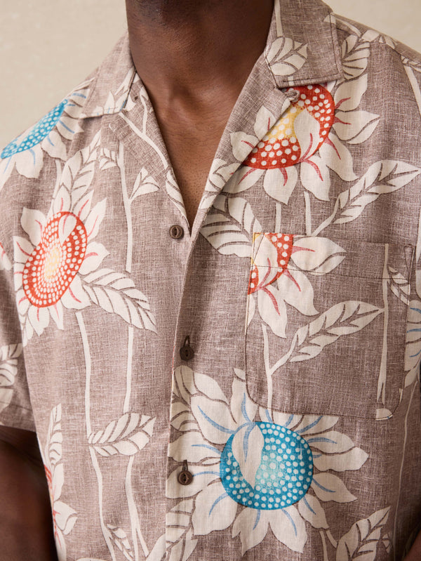 Short Sleeve Breeze Camp Shirt - Sunseeker Blossom